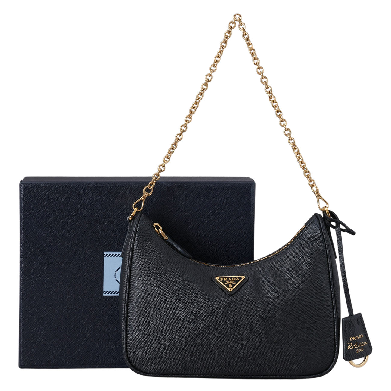 PRADA(USED)프라다 1BH204 사피아노 테수토 호보백