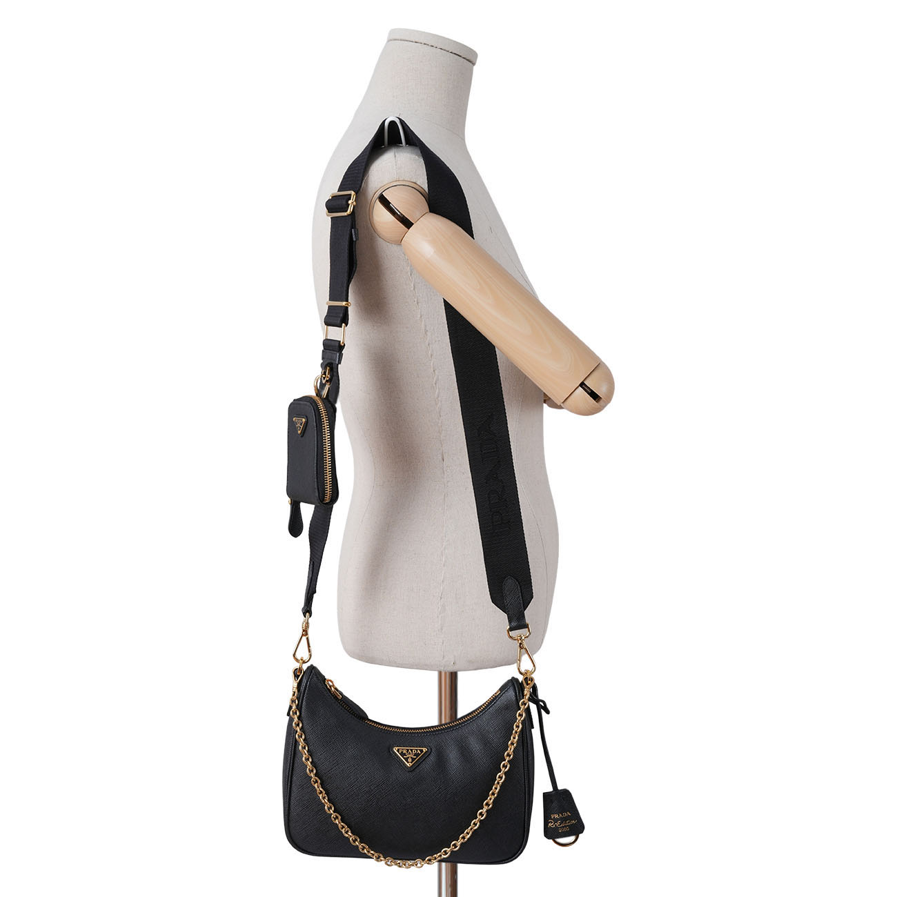 PRADA(USED)프라다 1BH204 사피아노 테수토 호보백