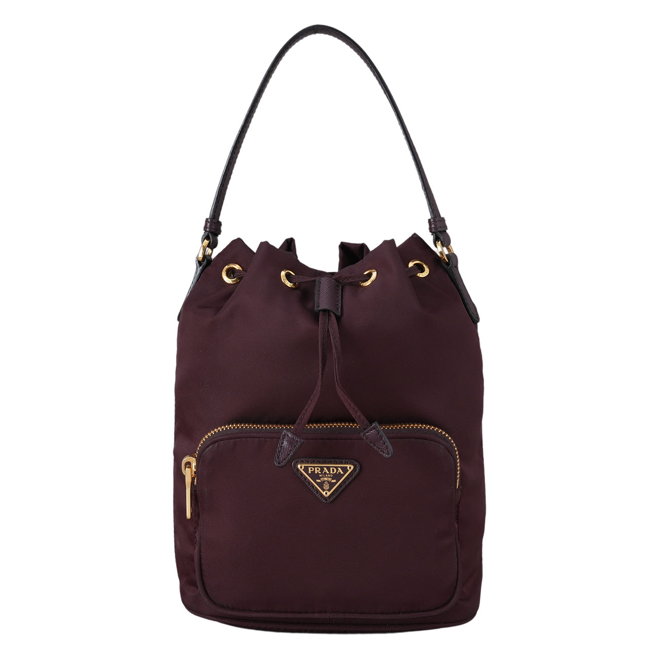 PRADA(USED)프라다 1BH038 포코노 버킷백
