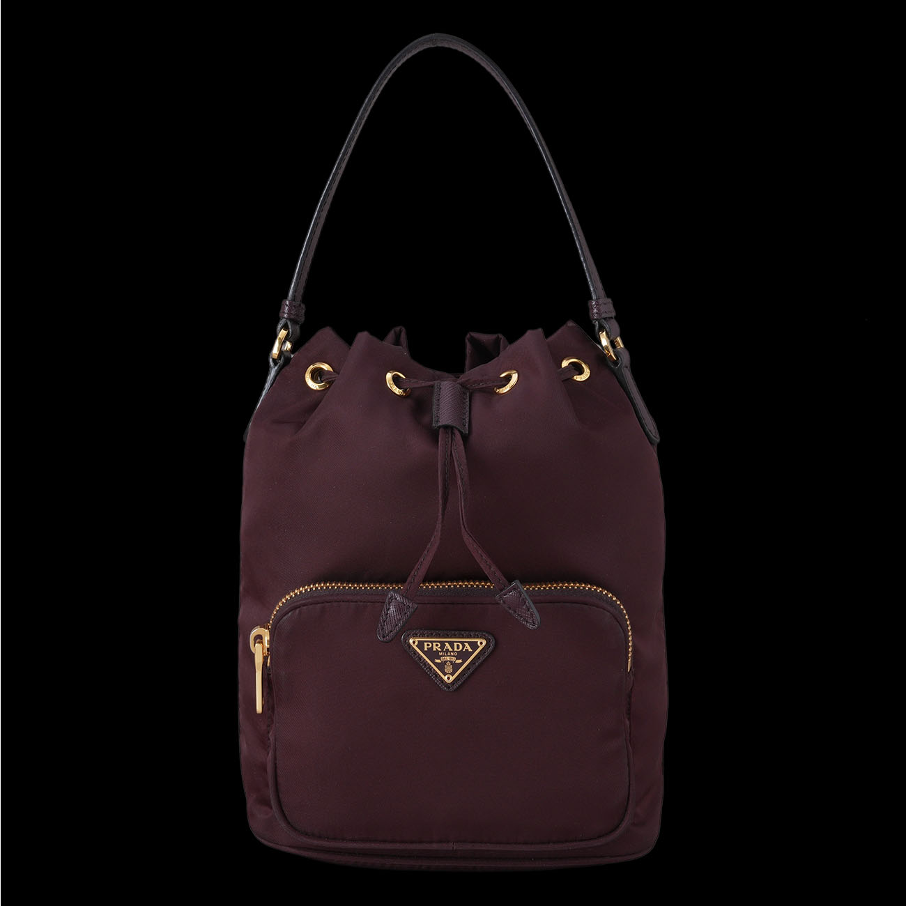 PRADA(USED)프라다 1BH038 포코노 버킷백