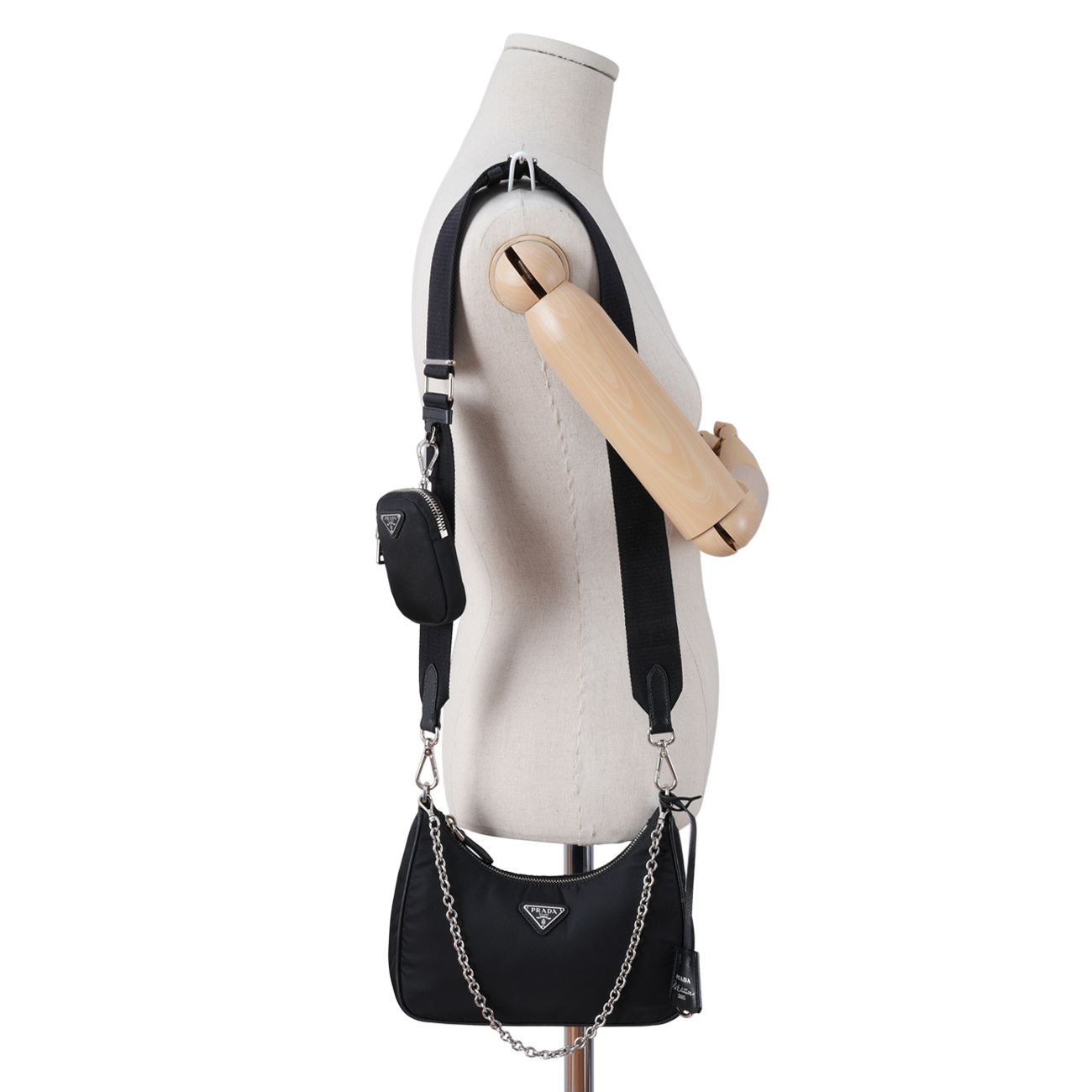 PRADA(USED)프라다 1BH204 사피아노 테수토 호보백