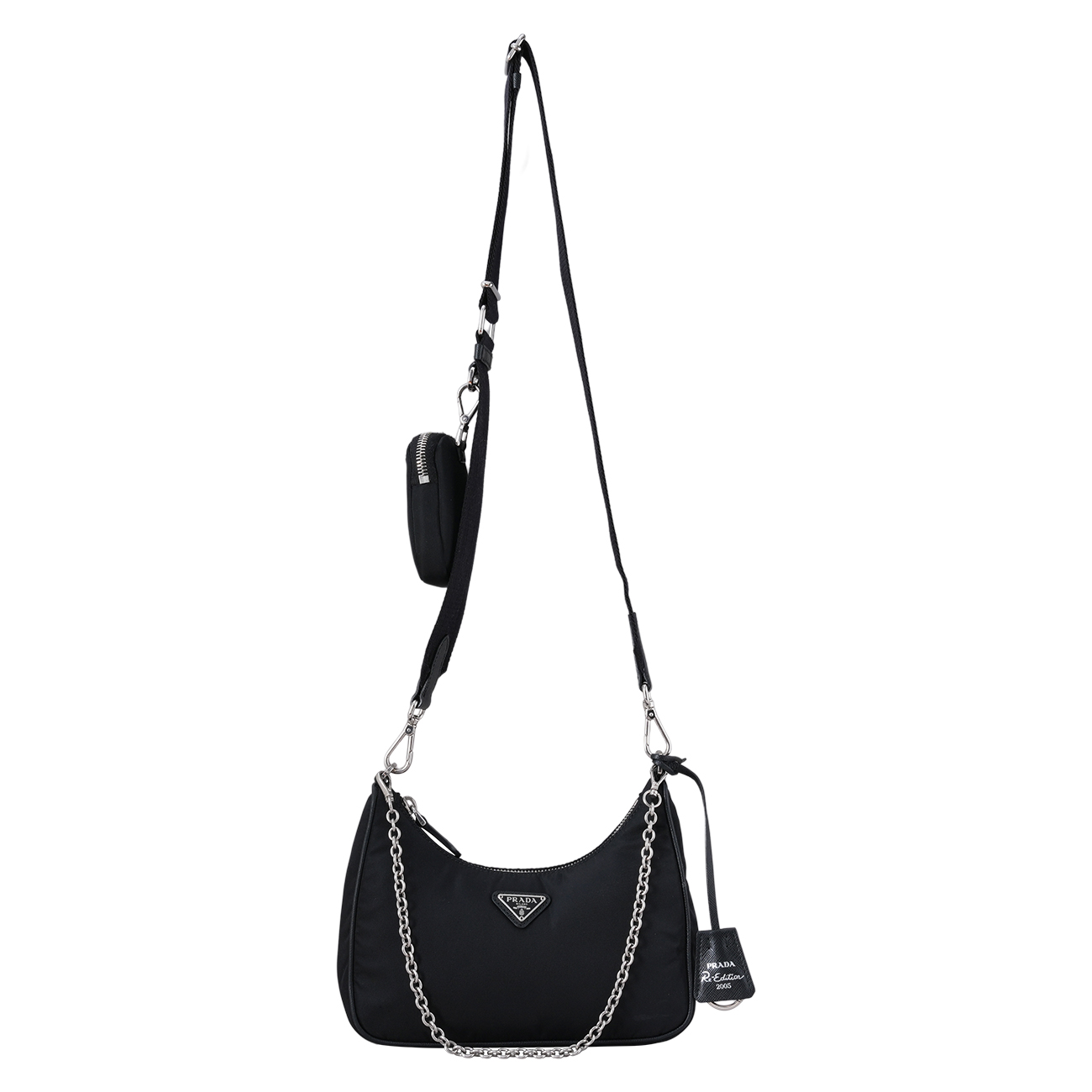 PRADA(USED)프라다 1BH204 사피아노 테수토 호보백