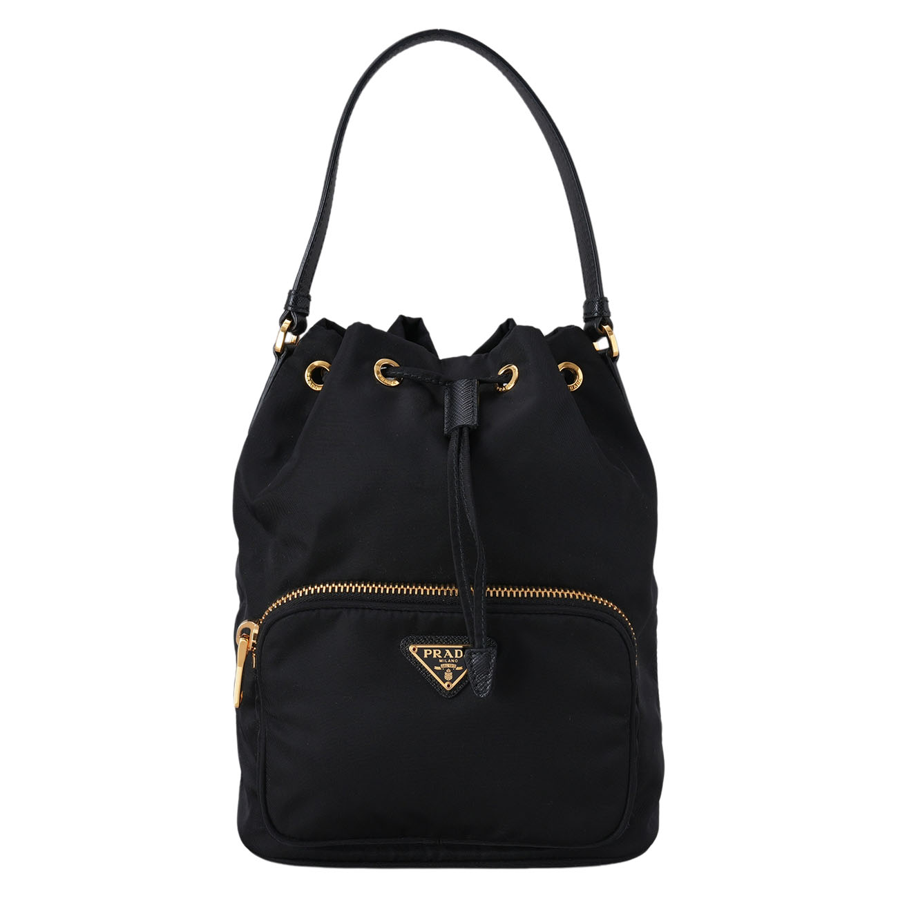 PRADA(USED)프라다 1BH038 리나일론 버킷백