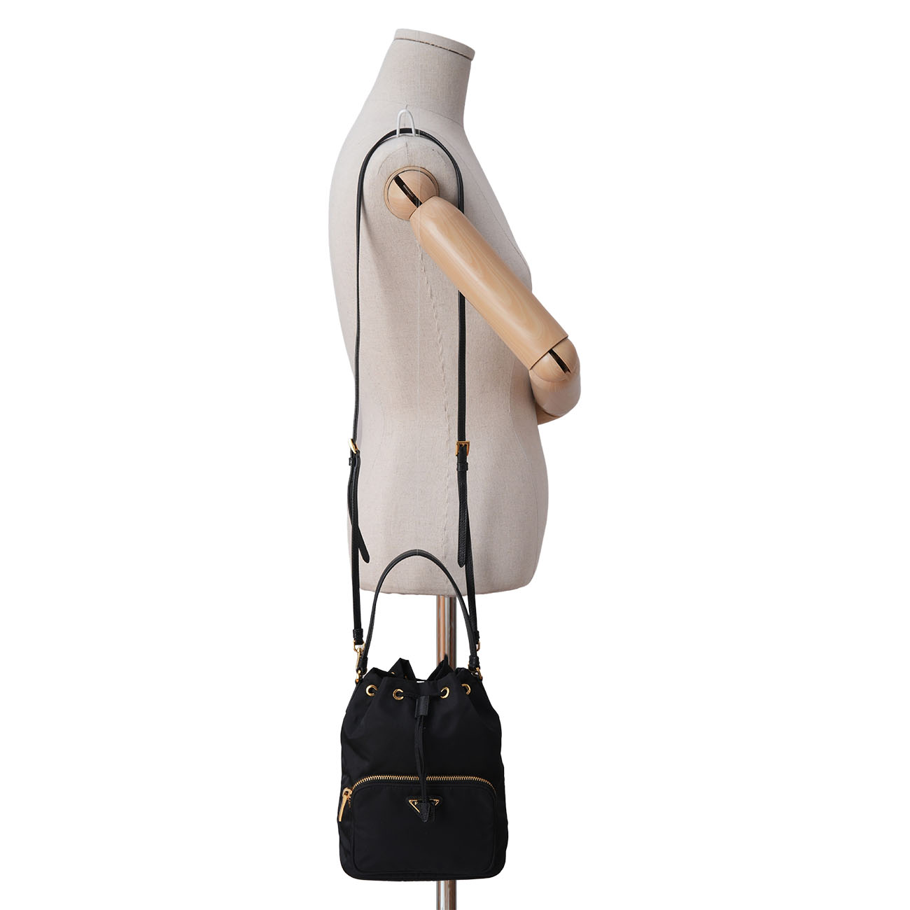 PRADA(USED)프라다 1BH038 리나일론 버킷백