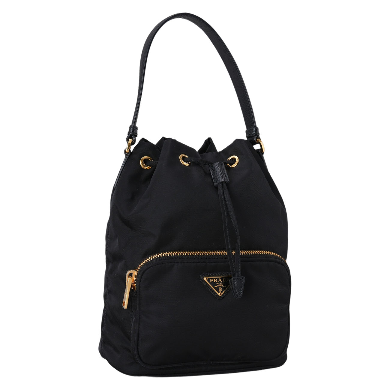PRADA(USED)프라다 1BH038 리나일론 버킷백