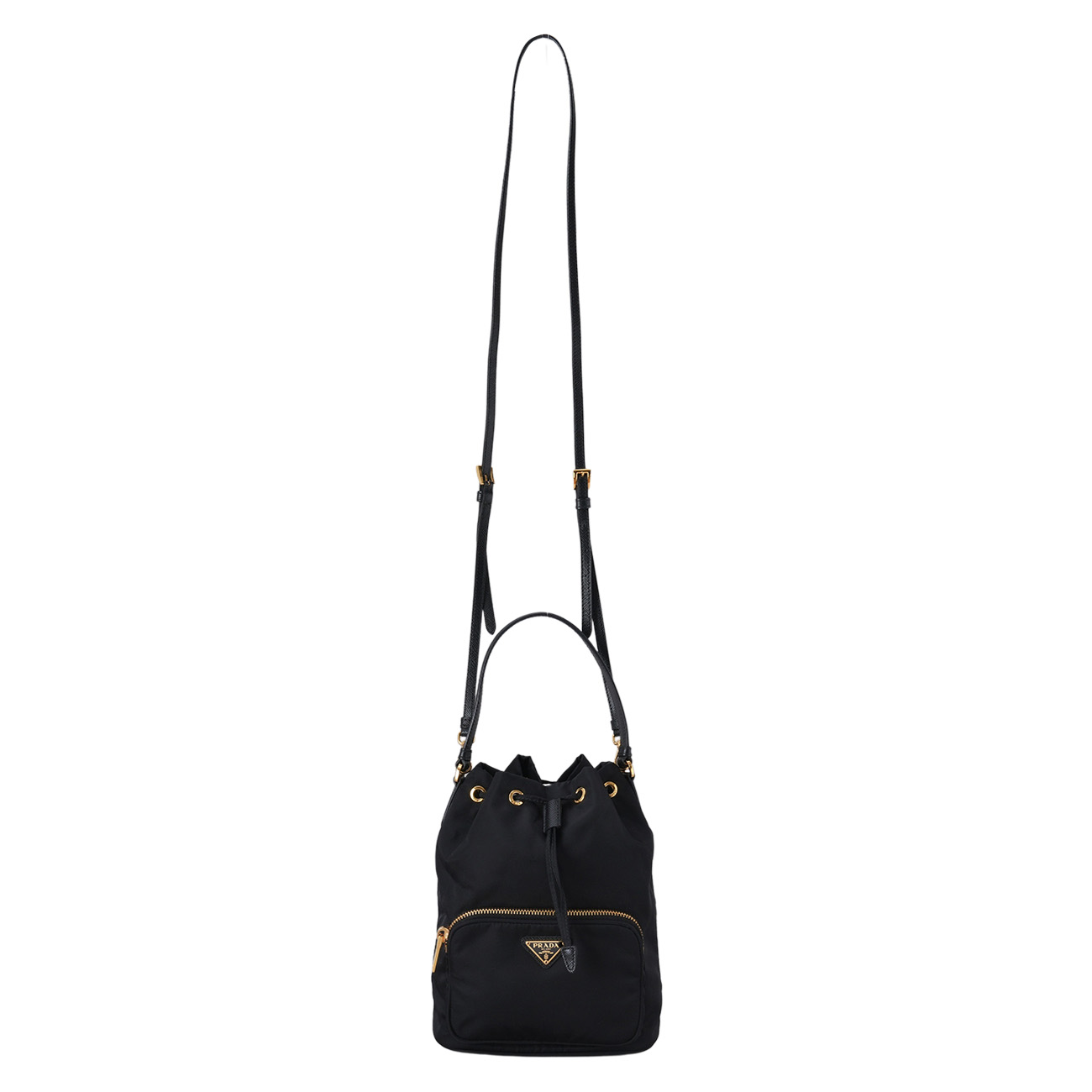 PRADA(USED)프라다 1BH038 리나일론 버킷백