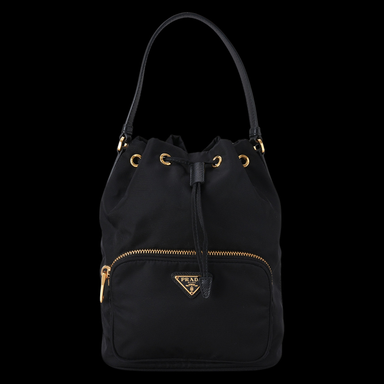 PRADA(USED)프라다 1BH038 리나일론 버킷백