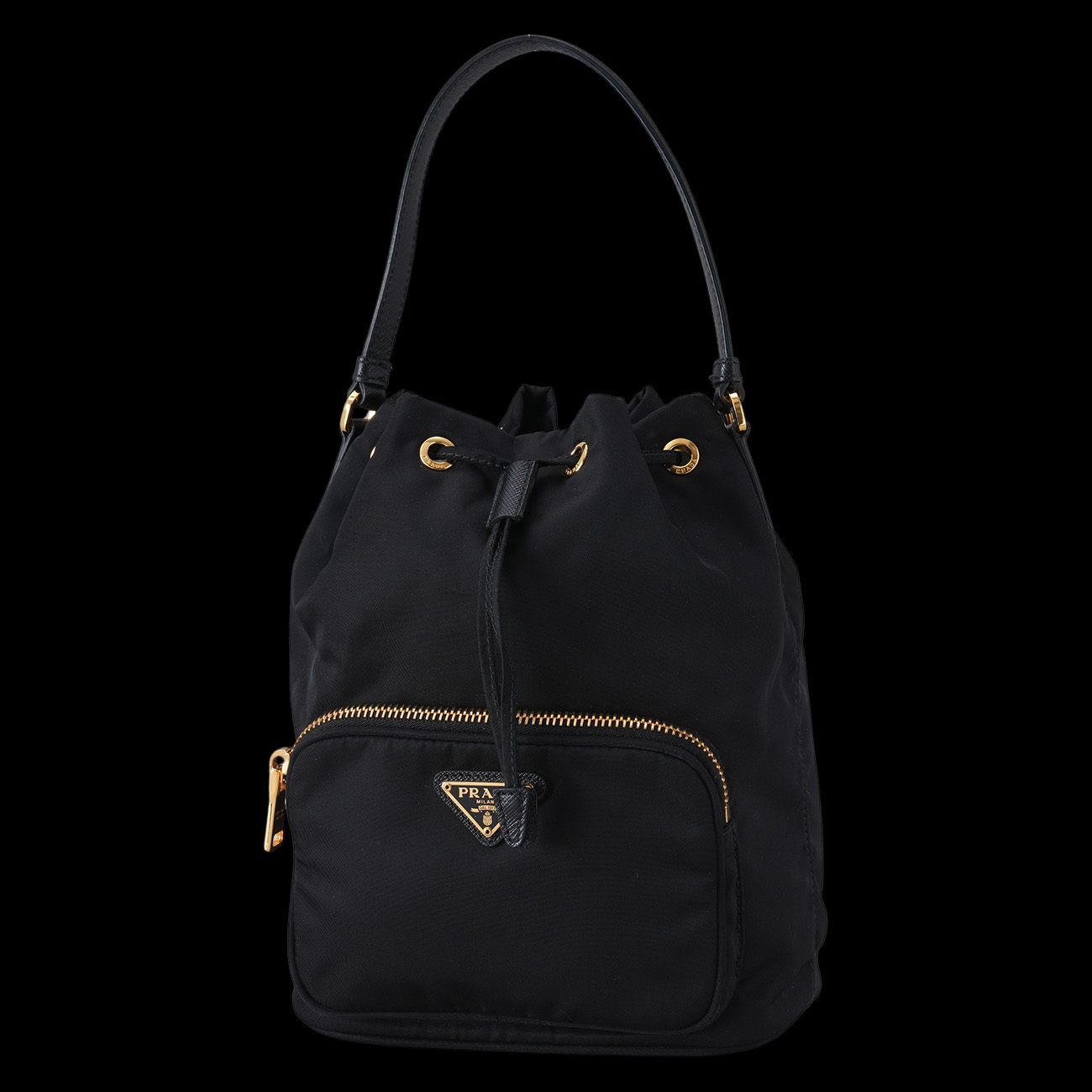 PRADA(USED)프라다 1BH038 리나일론 버킷백