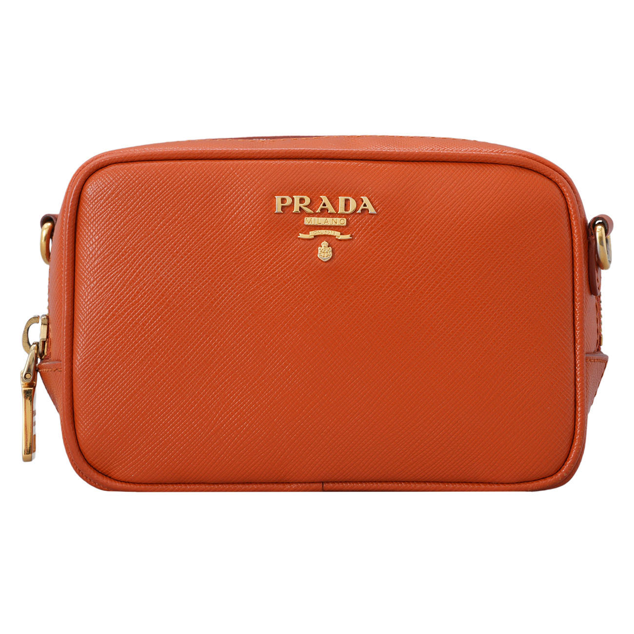PRADA(USED)프라다 파파야 사피아노 미니 카메라 백 1N1674