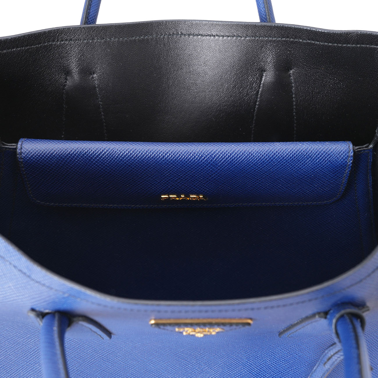 PRADA(USED)프라다 B2756T 사피아노 두블레 미디엄 토트백 겸 숄더백