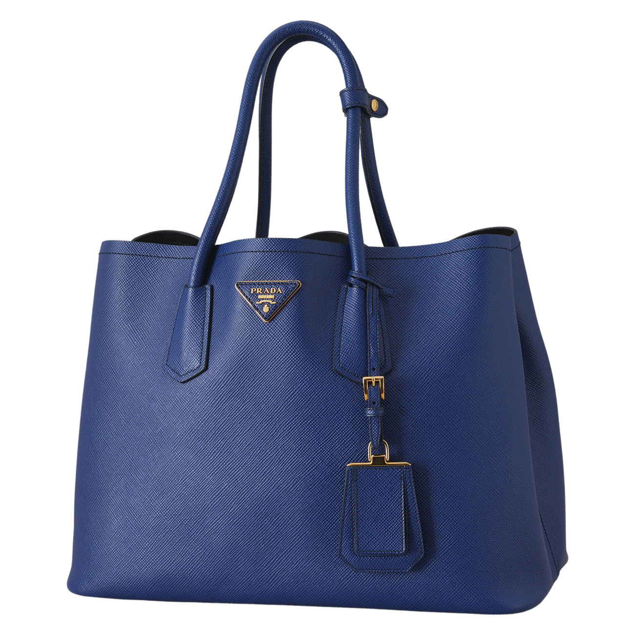PRADA(USED)프라다 B2756T 사피아노 두블레 미디엄 토트백 겸 숄더백