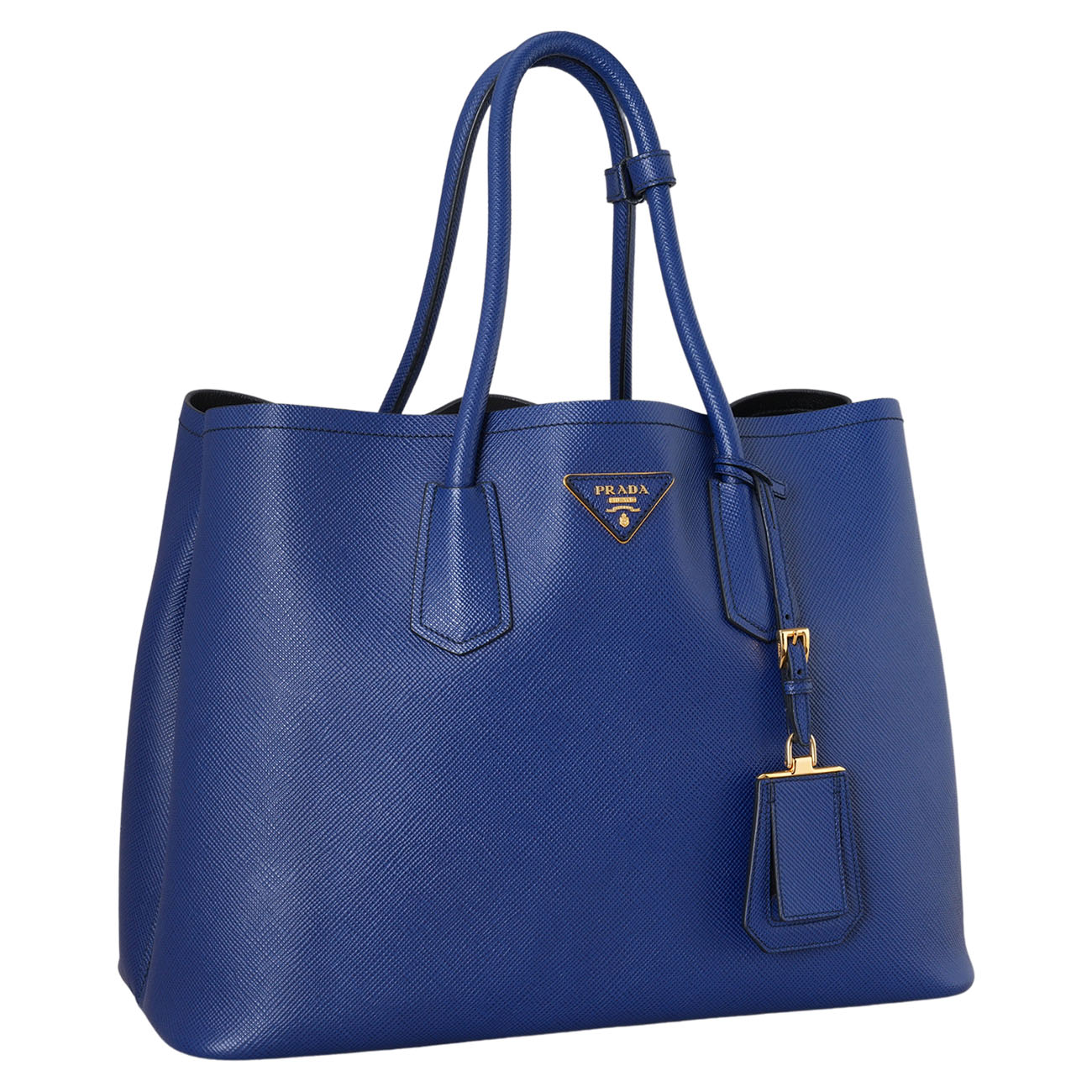 PRADA(USED)프라다 B2756T 사피아노 두블레 미디엄 토트백 겸 숄더백