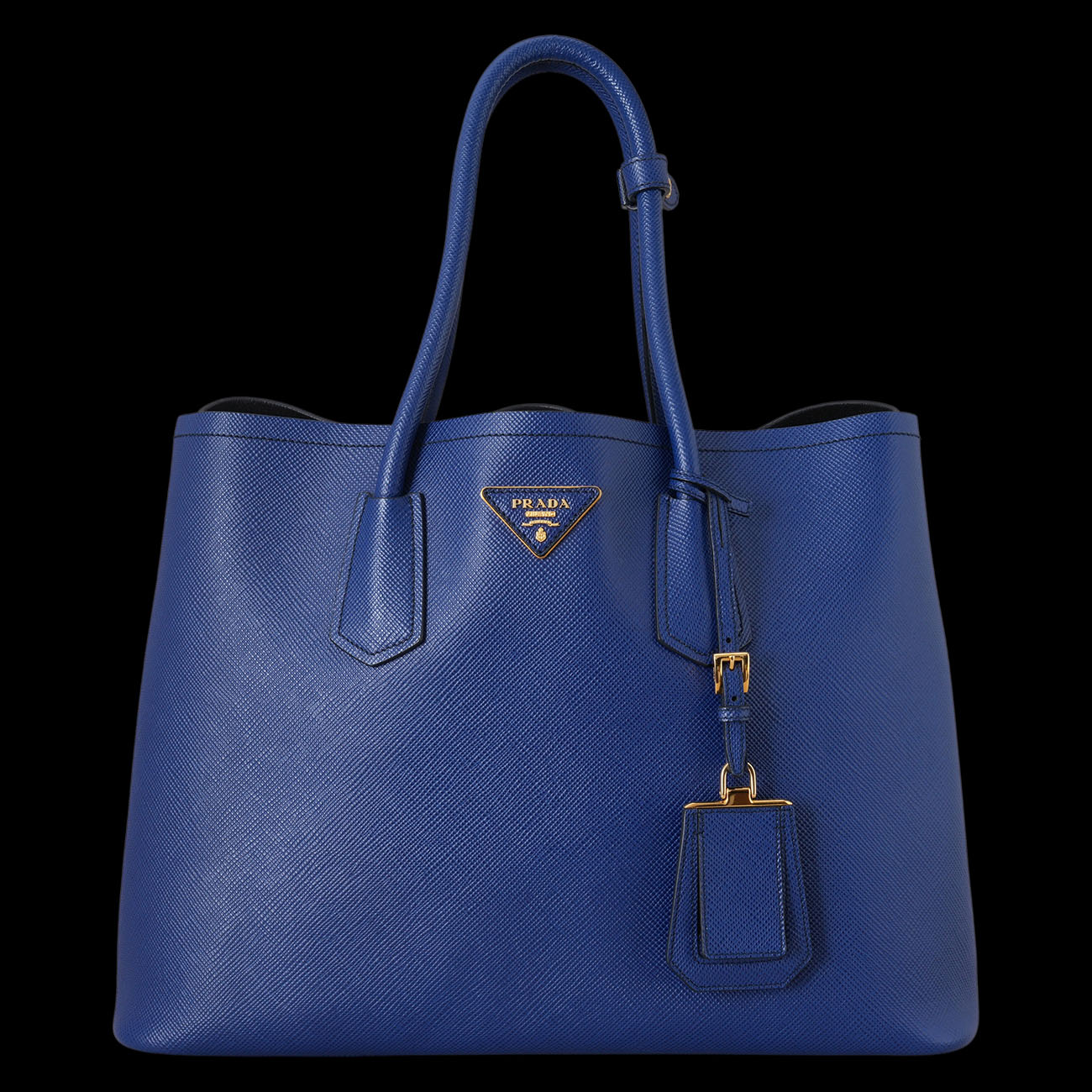 PRADA(USED)프라다 B2756T 사피아노 두블레 미디엄 토트백 겸 숄더백