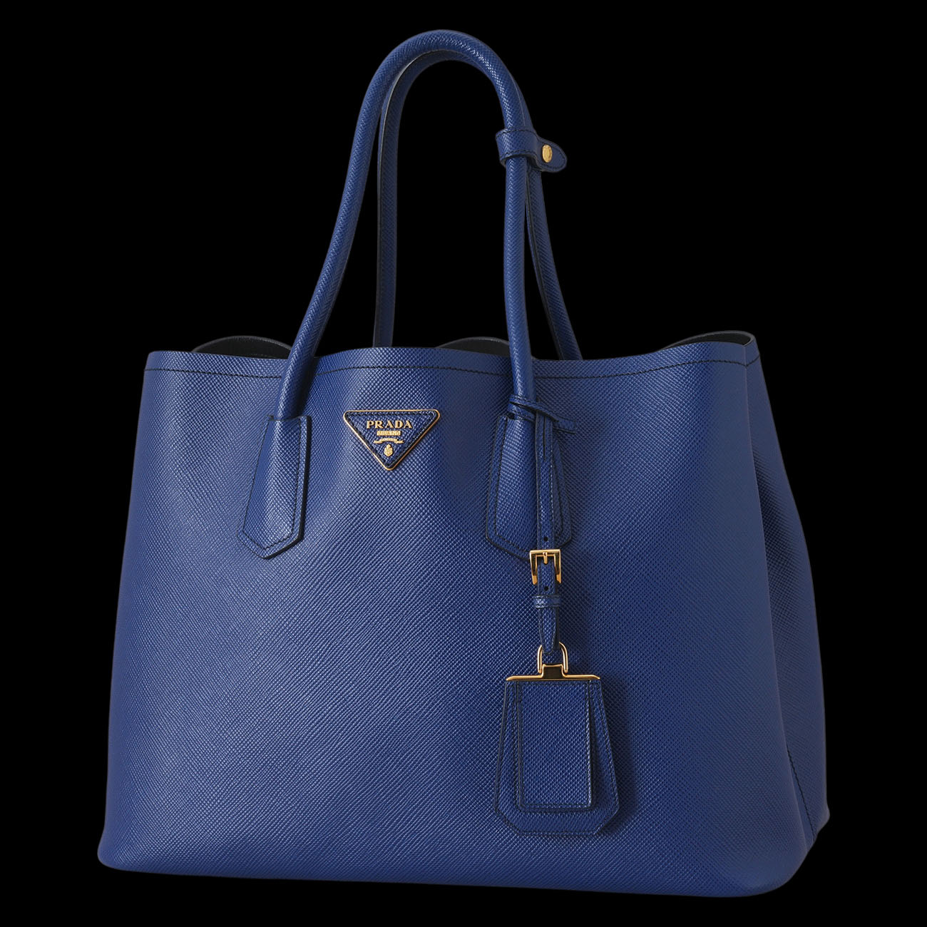 PRADA(USED)프라다 B2756T 사피아노 두블레 미디엄 토트백 겸 숄더백