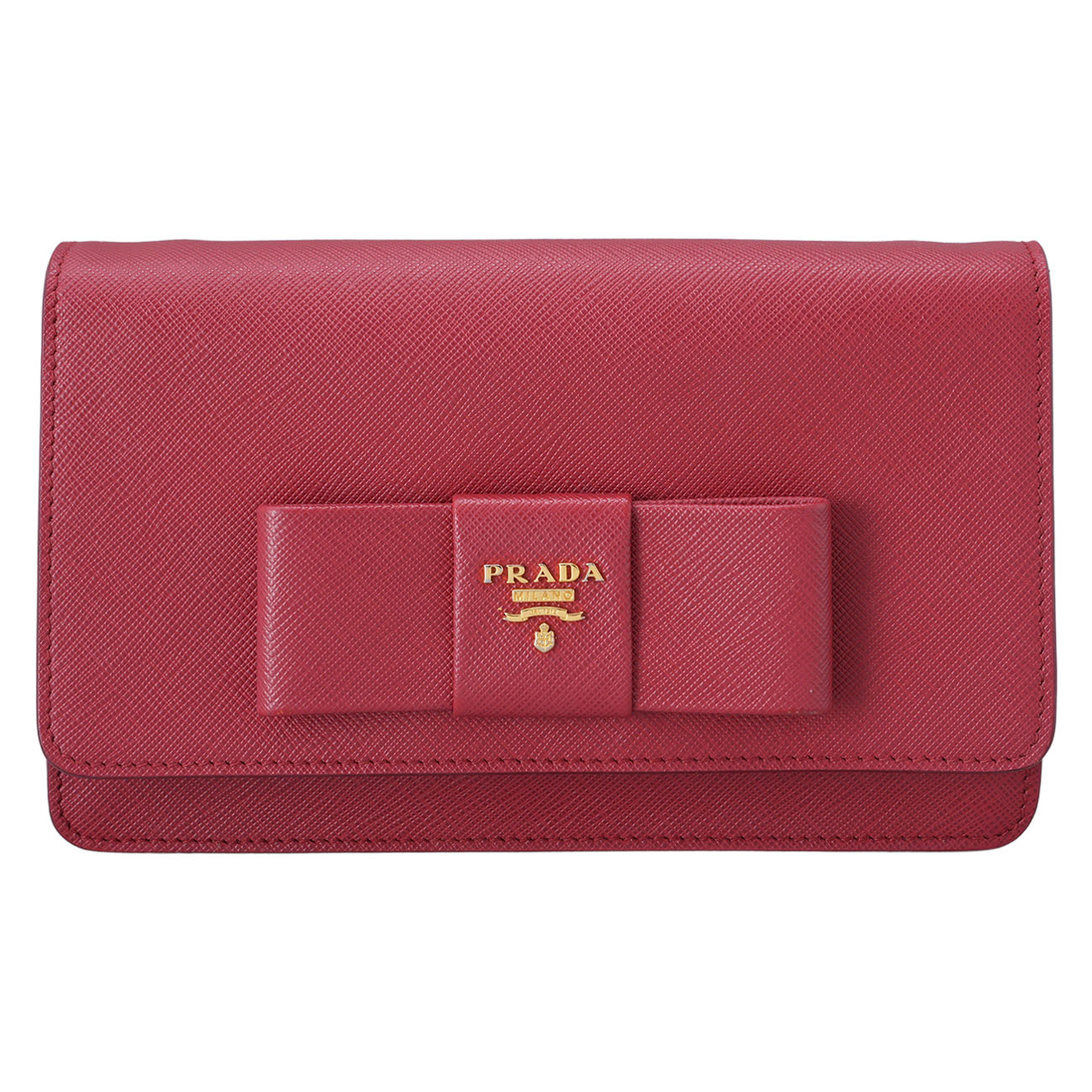 PRADA(USED)프라다 BT1009 사피아노 리본 장식 크로스백