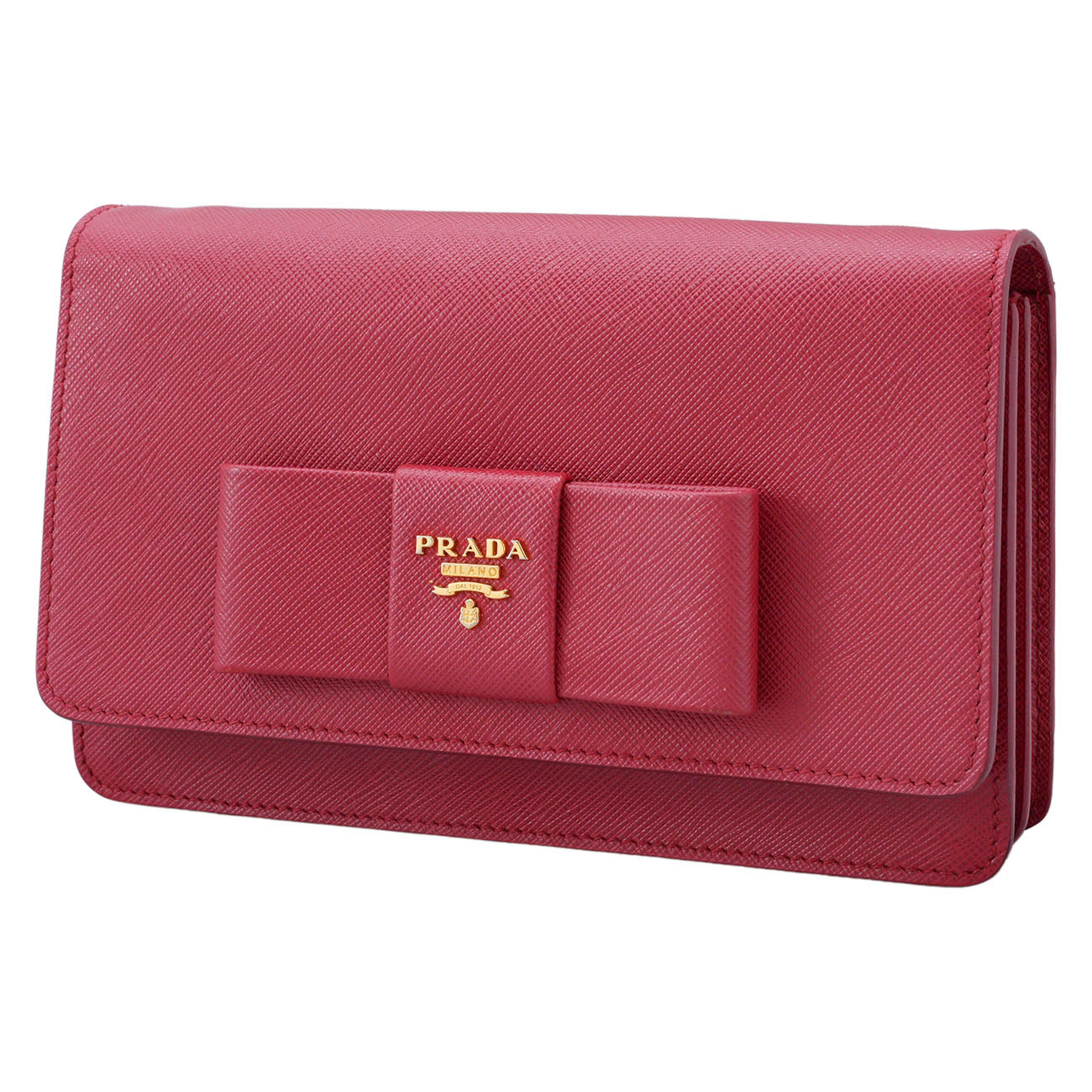 PRADA(USED)프라다 BT1009 사피아노 리본 장식 크로스백