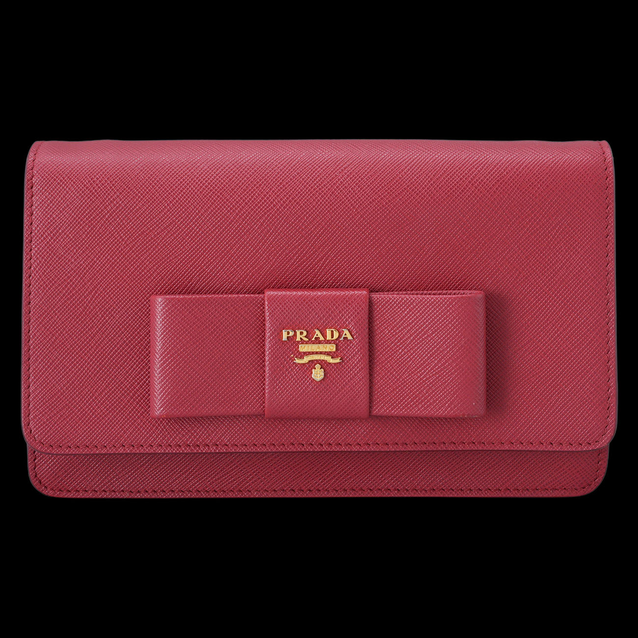 PRADA(USED)프라다 BT1009 사피아노 리본 장식 크로스백