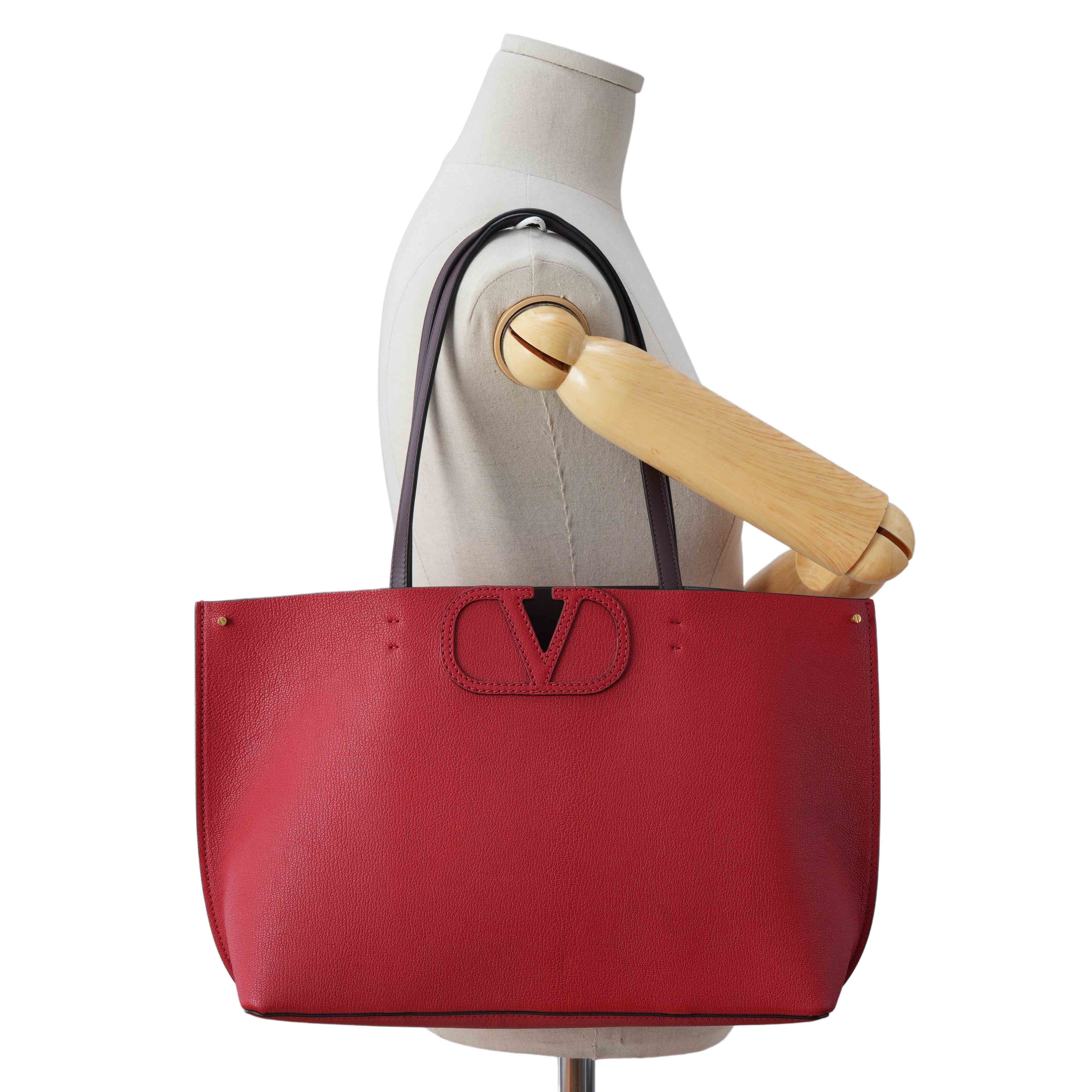 VALENTINO(USED)발렌티노 TW2B0F95 발렌티노 V로고 쇼퍼백