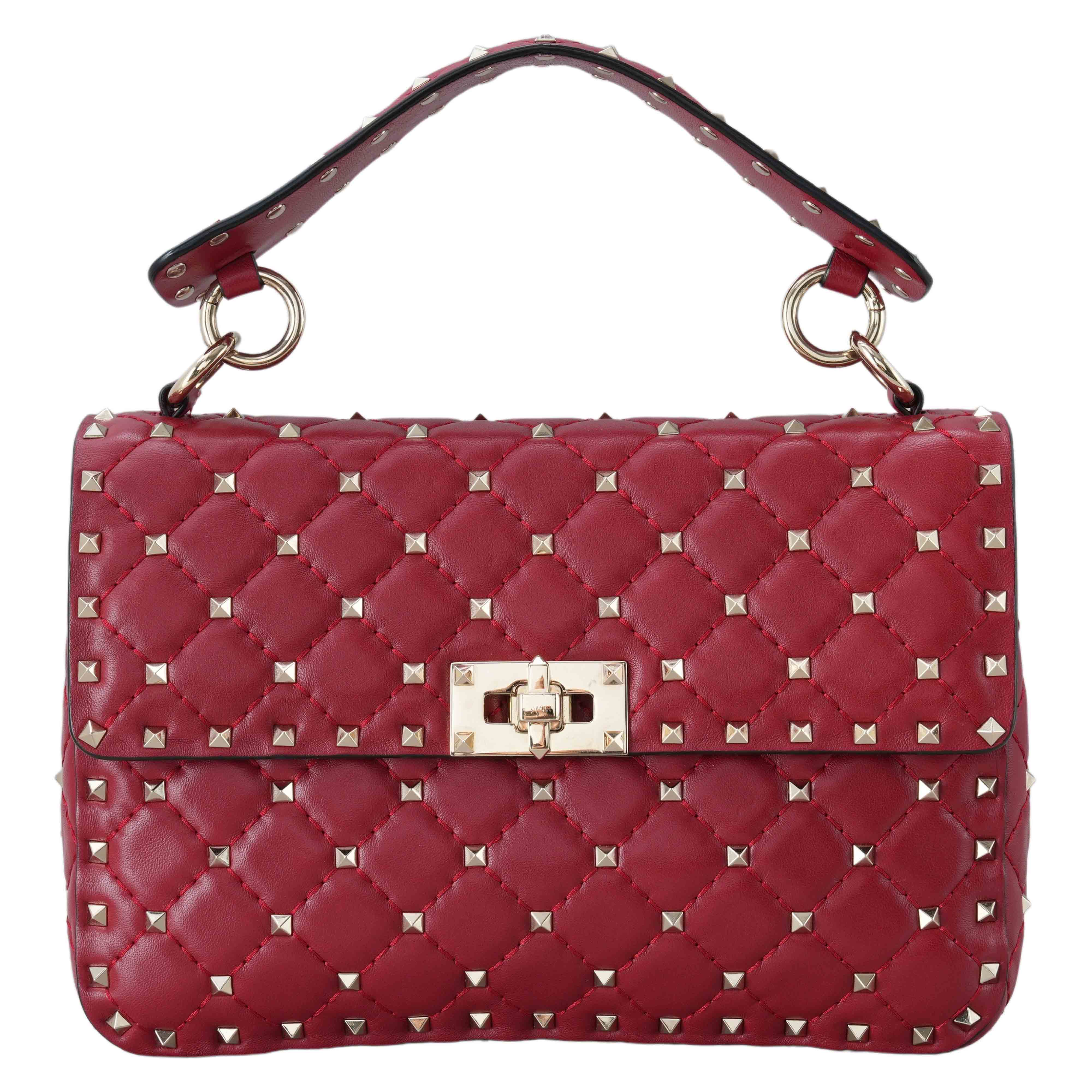 VALENTINO(USED)발렌티노 락스터드 퀼팅 체인백