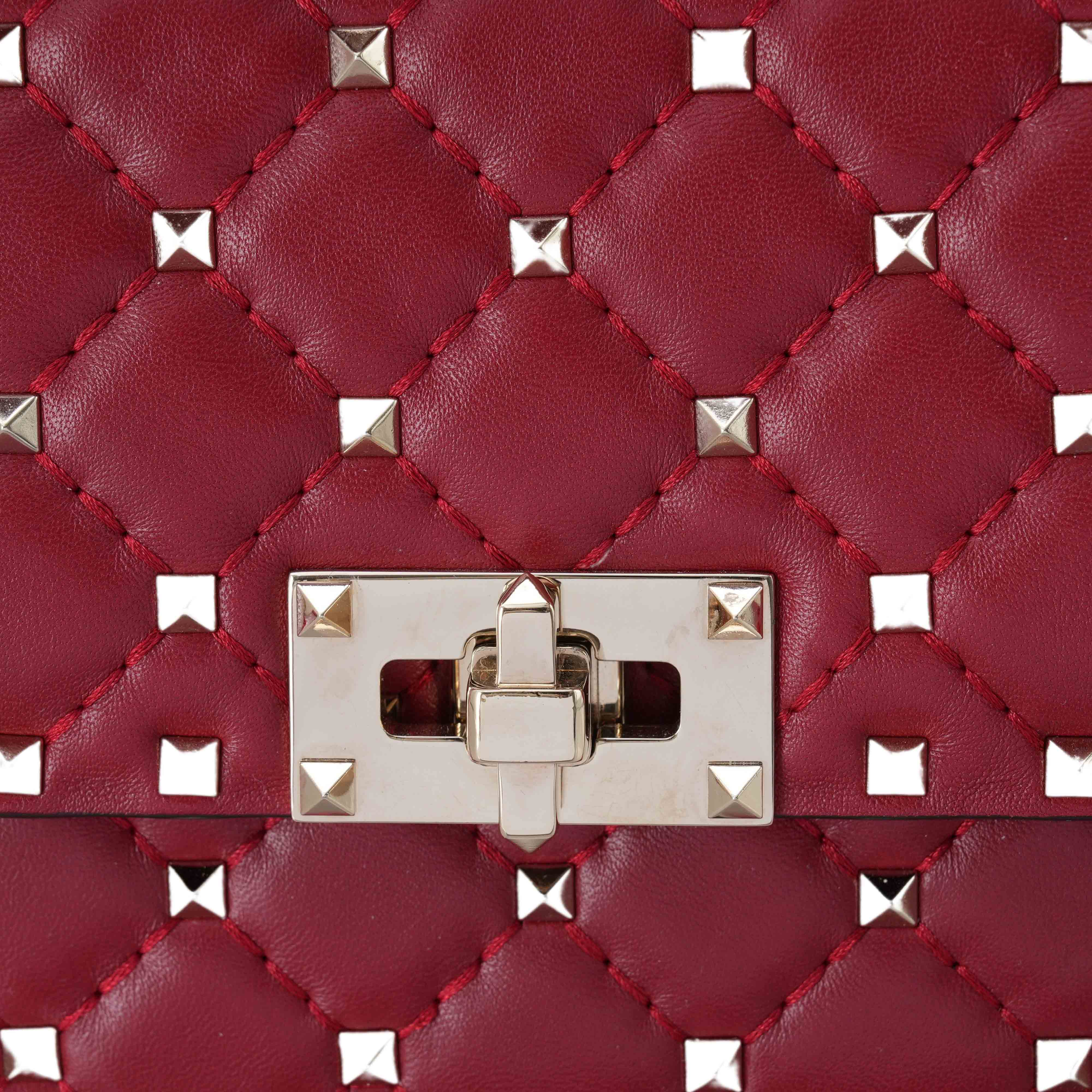 VALENTINO(USED)발렌티노 락스터드 퀼팅 체인백
