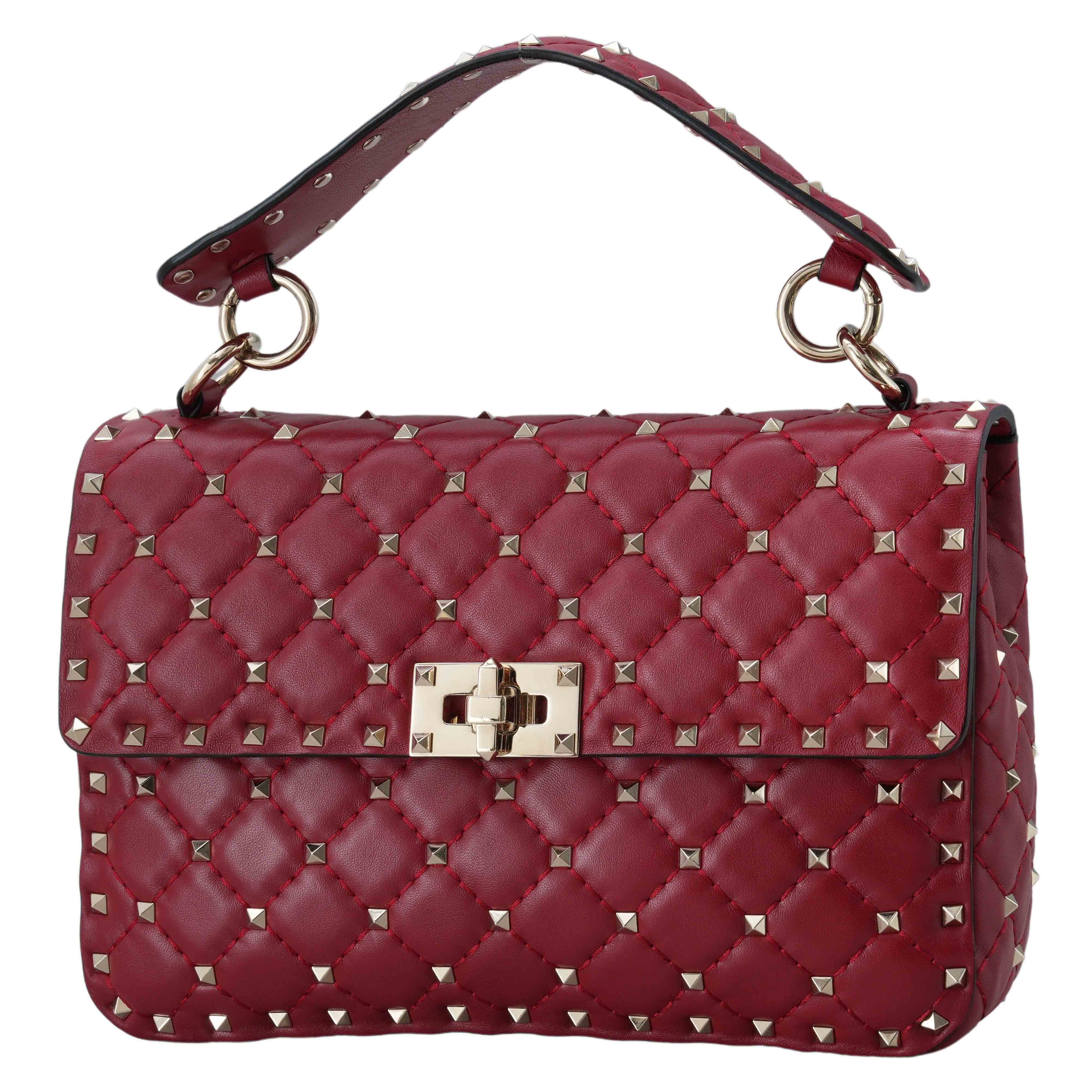 VALENTINO(USED)발렌티노 락스터드 퀼팅 체인백