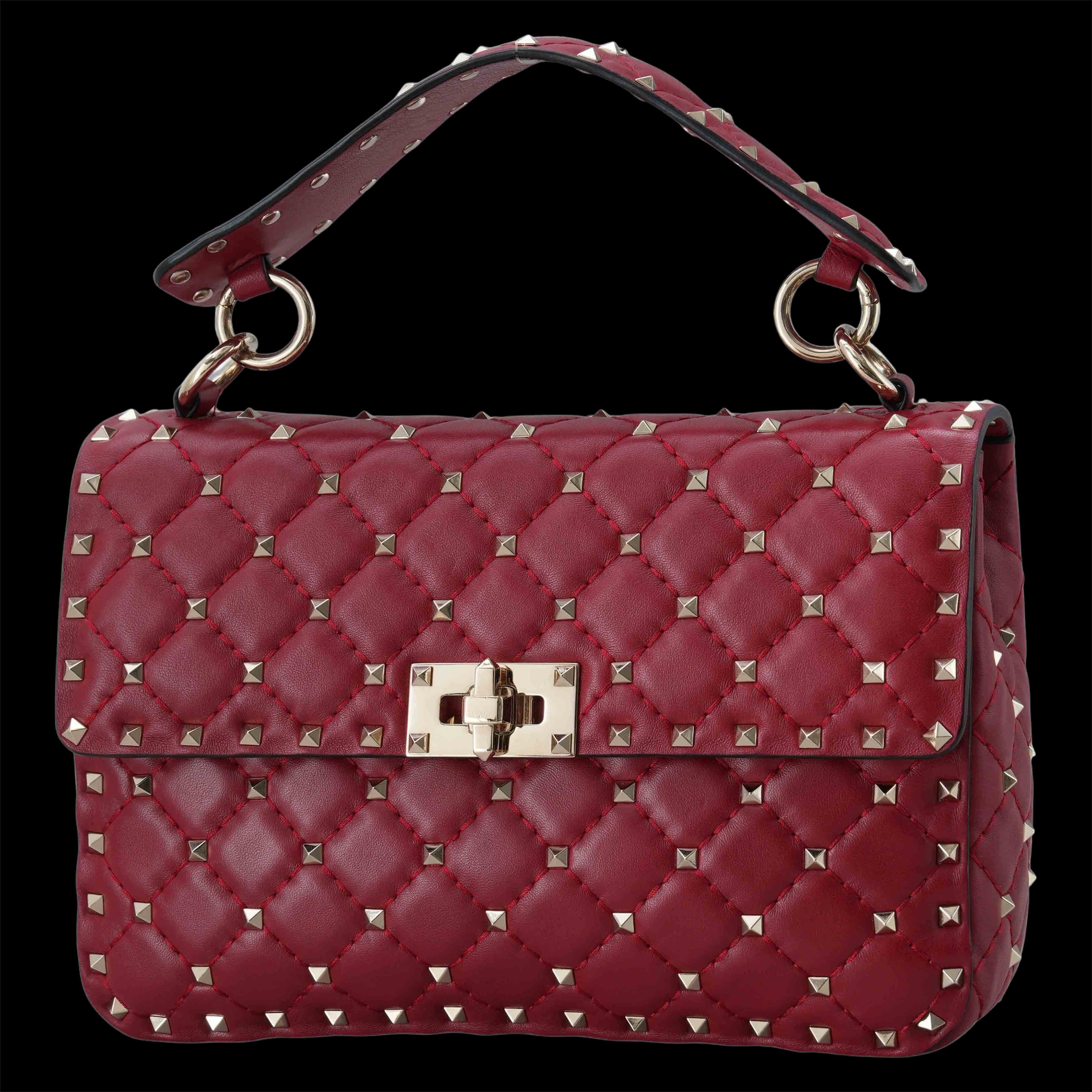 VALENTINO(USED)발렌티노 락스터드 퀼팅 체인백