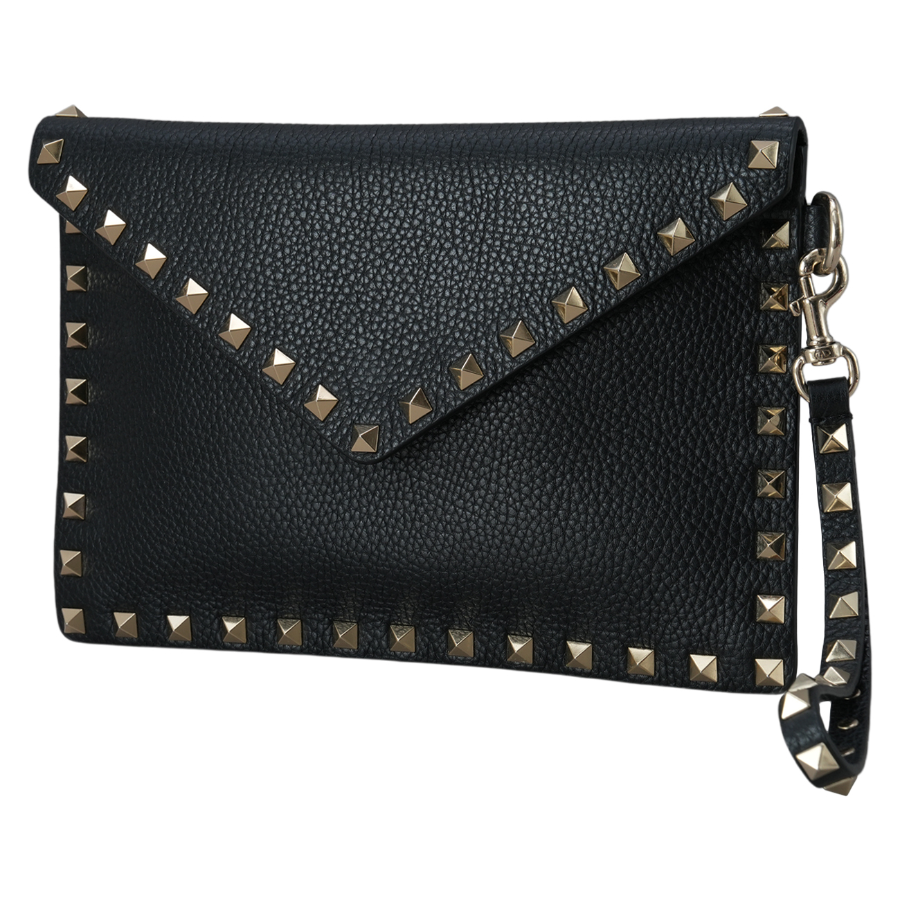 VALENTINO(USED)발렌티노 엔벨로프 락스터드 클러치