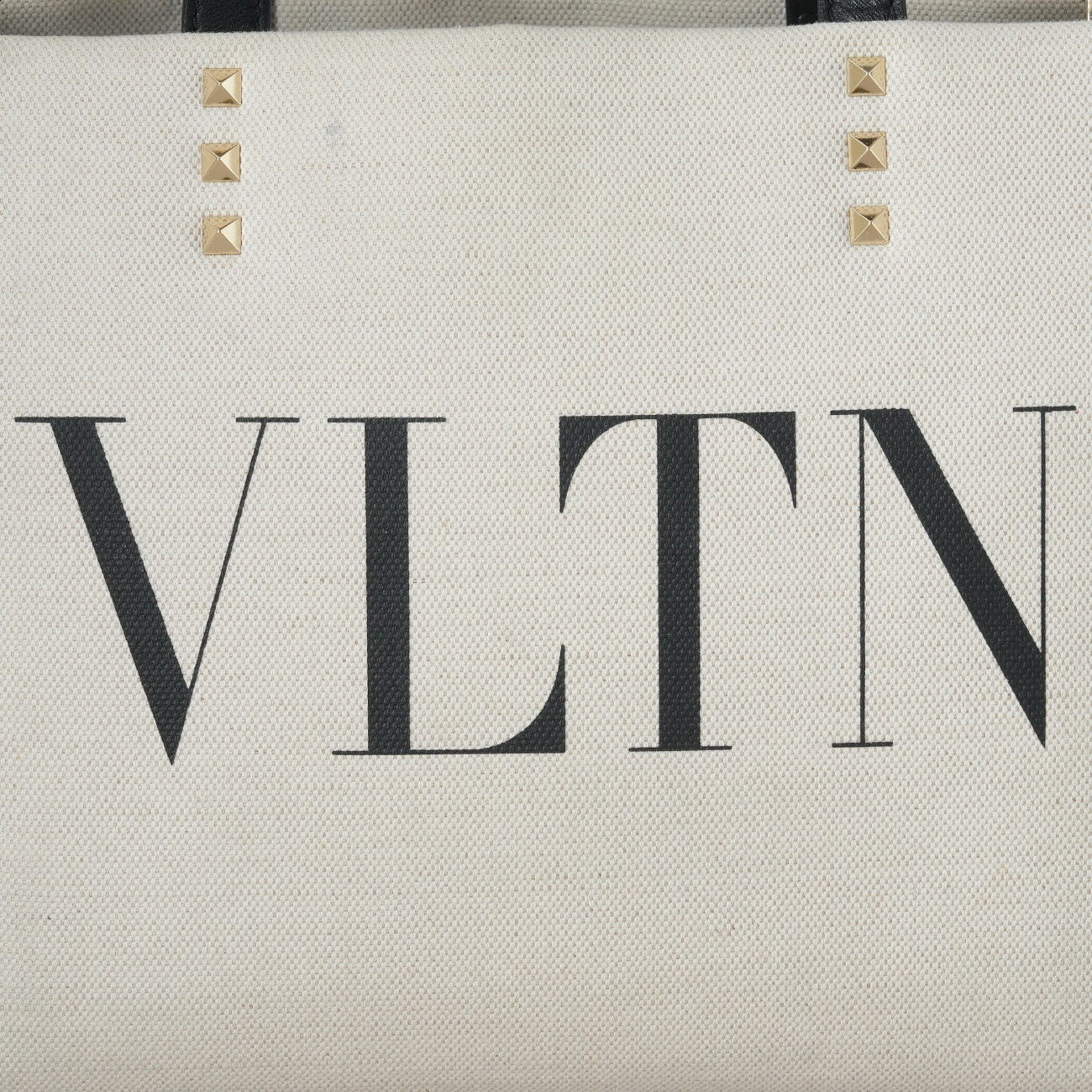 VALENTINO(USED)발렌티노 가라바니 VLTN 로고 캔버스 토트백