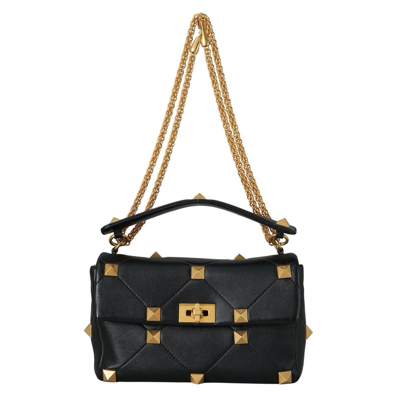 VALENTINO(USED)발렌티노 락스터드 체인 숄더백