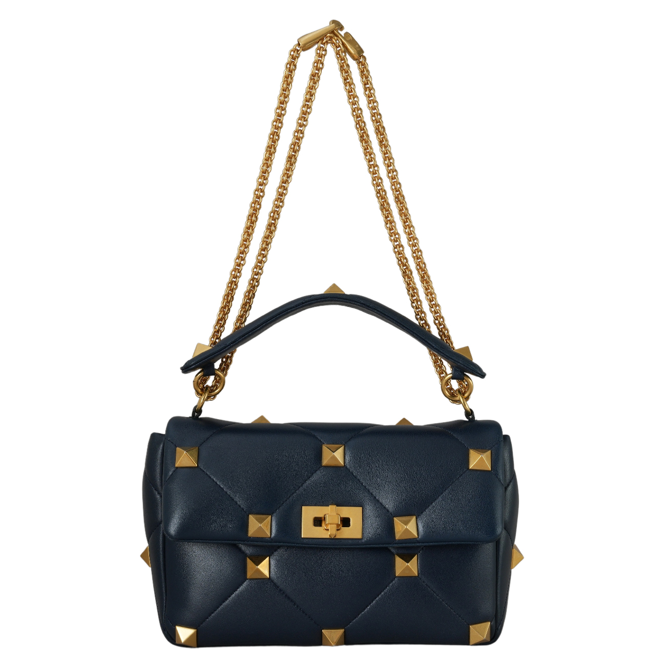 VALENTINO(USED)발렌티노 락스터드 스파이크 체인 숄더백
