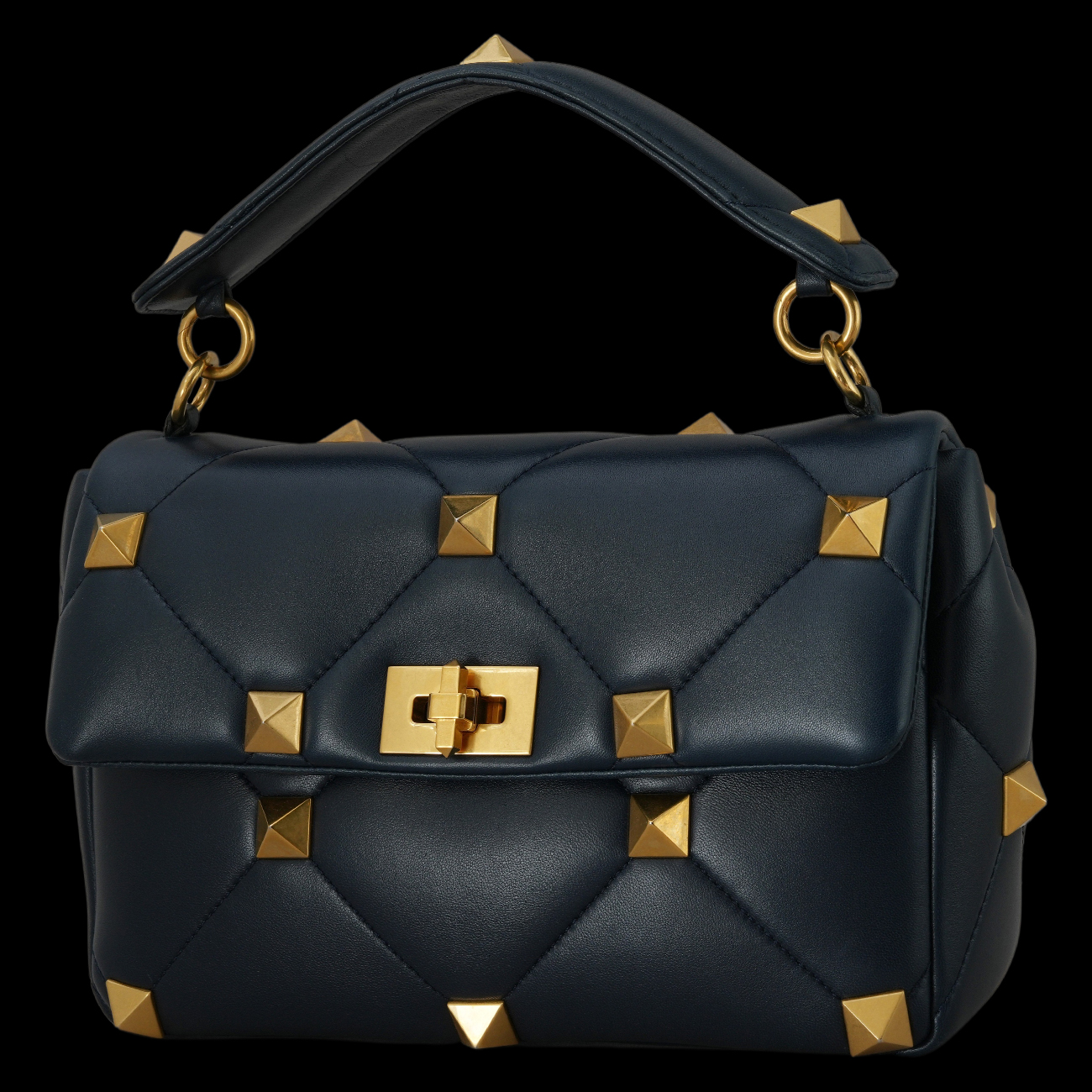 VALENTINO(USED)발렌티노 락스터드 스파이크 체인 숄더백