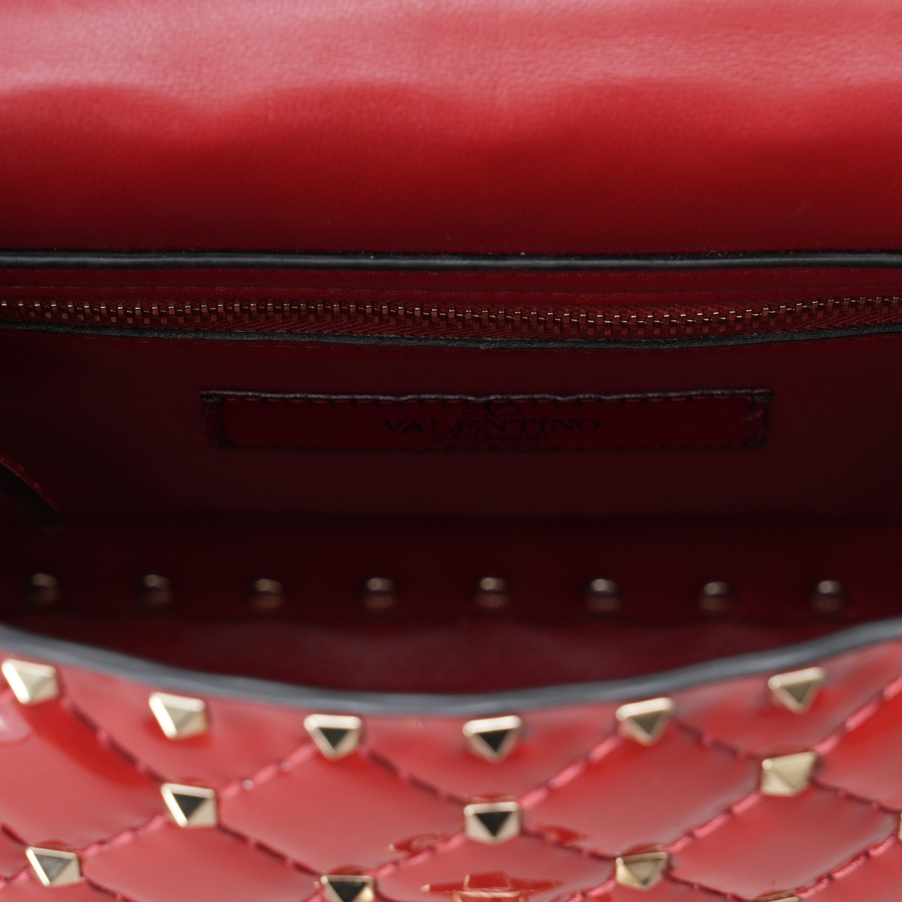 VALENTINO(USED)발렌티노 락스터드 스파이크 체인 숄더백