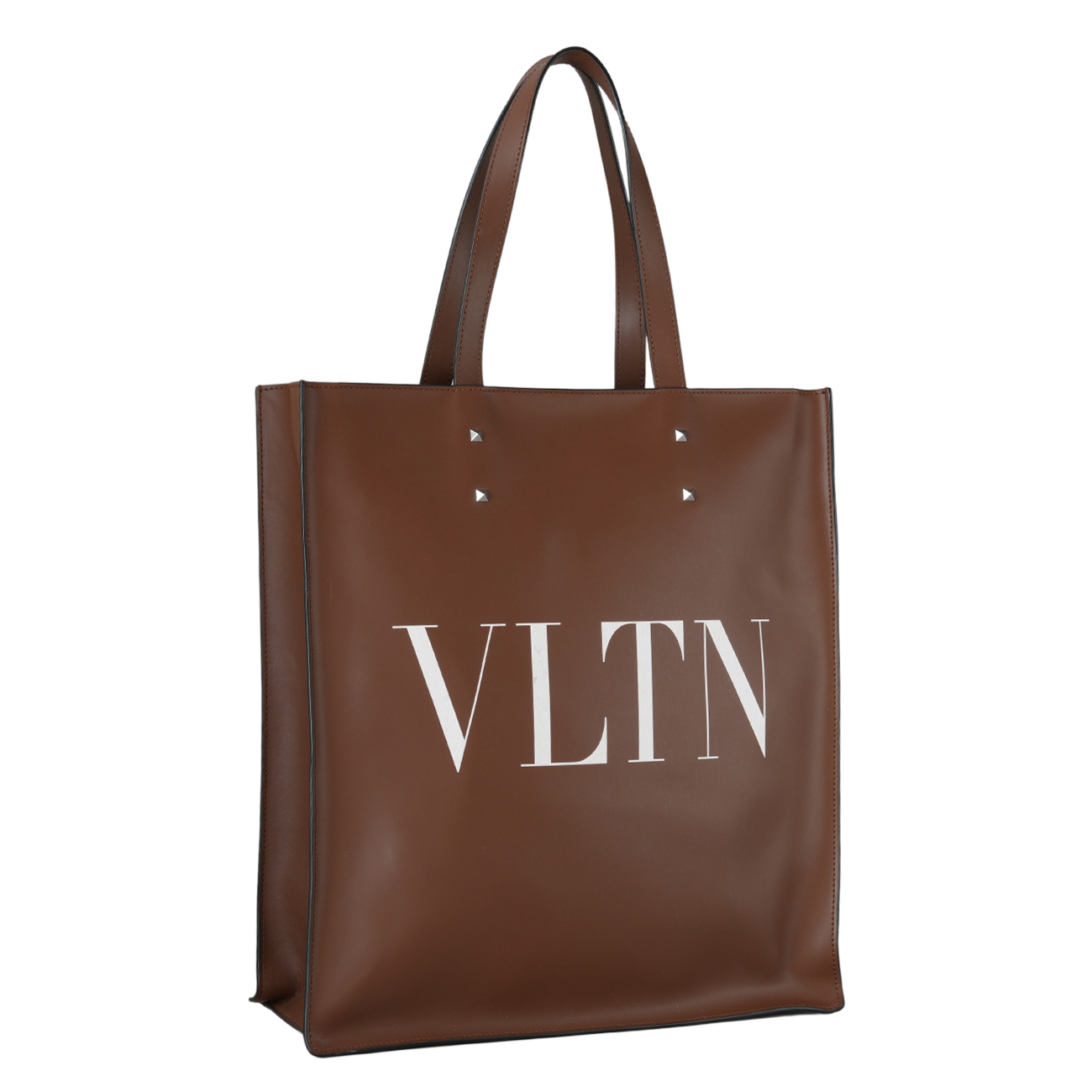 VALENTINO(USED)발렌티노 레더 팔라듐 토트백