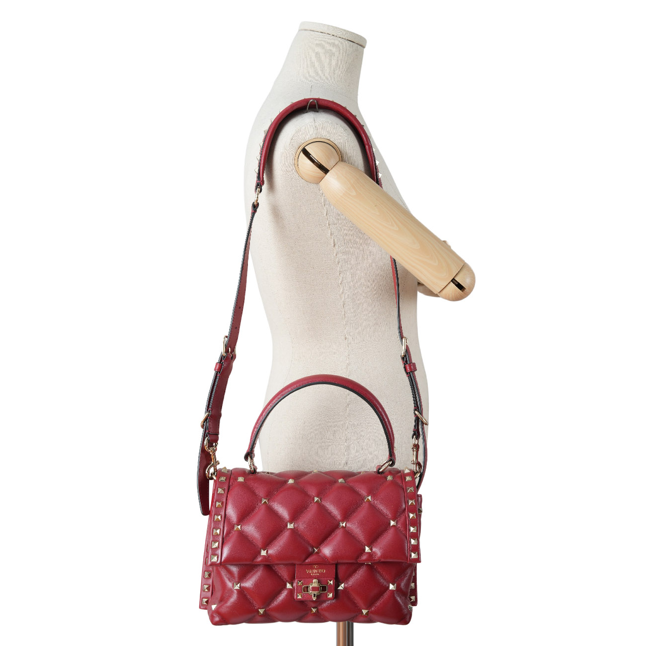 VALENTINO(USED)발렌티노 QW2B0B55NAP 락스터드 스파이크 숄더백