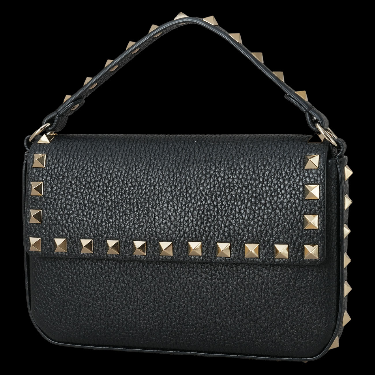 VALENTINO(USED)발렌티노 락스터드 미니 플랩 숄더백