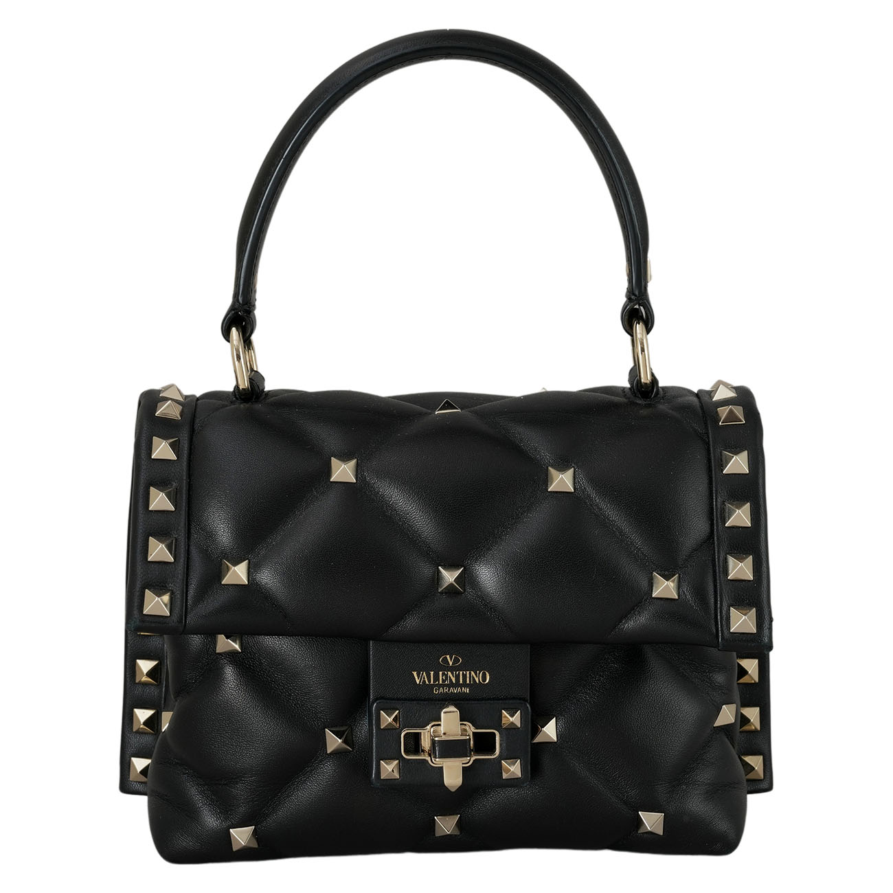 VALENTINO(USED)발렌티노 락스터드 탑핸들백