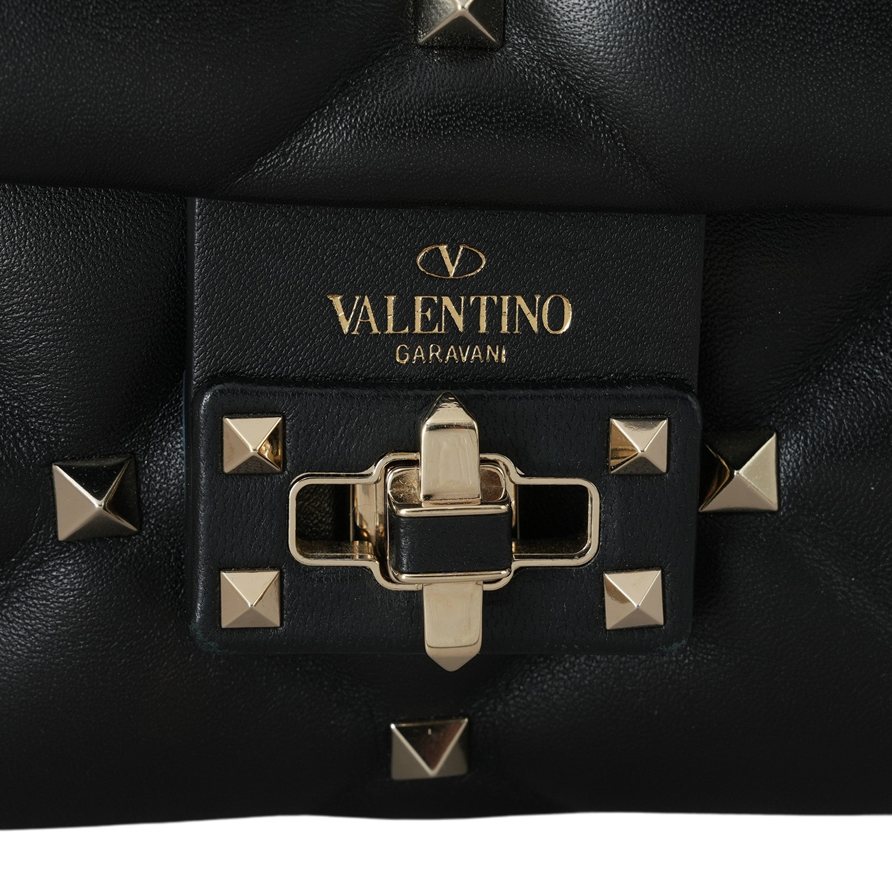 VALENTINO(USED)발렌티노 락스터드 탑핸들백
