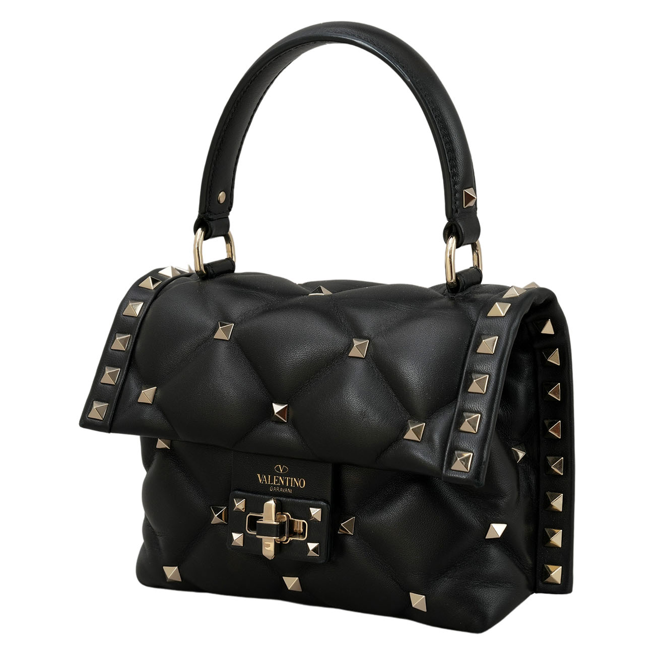 VALENTINO(USED)발렌티노 락스터드 탑핸들백