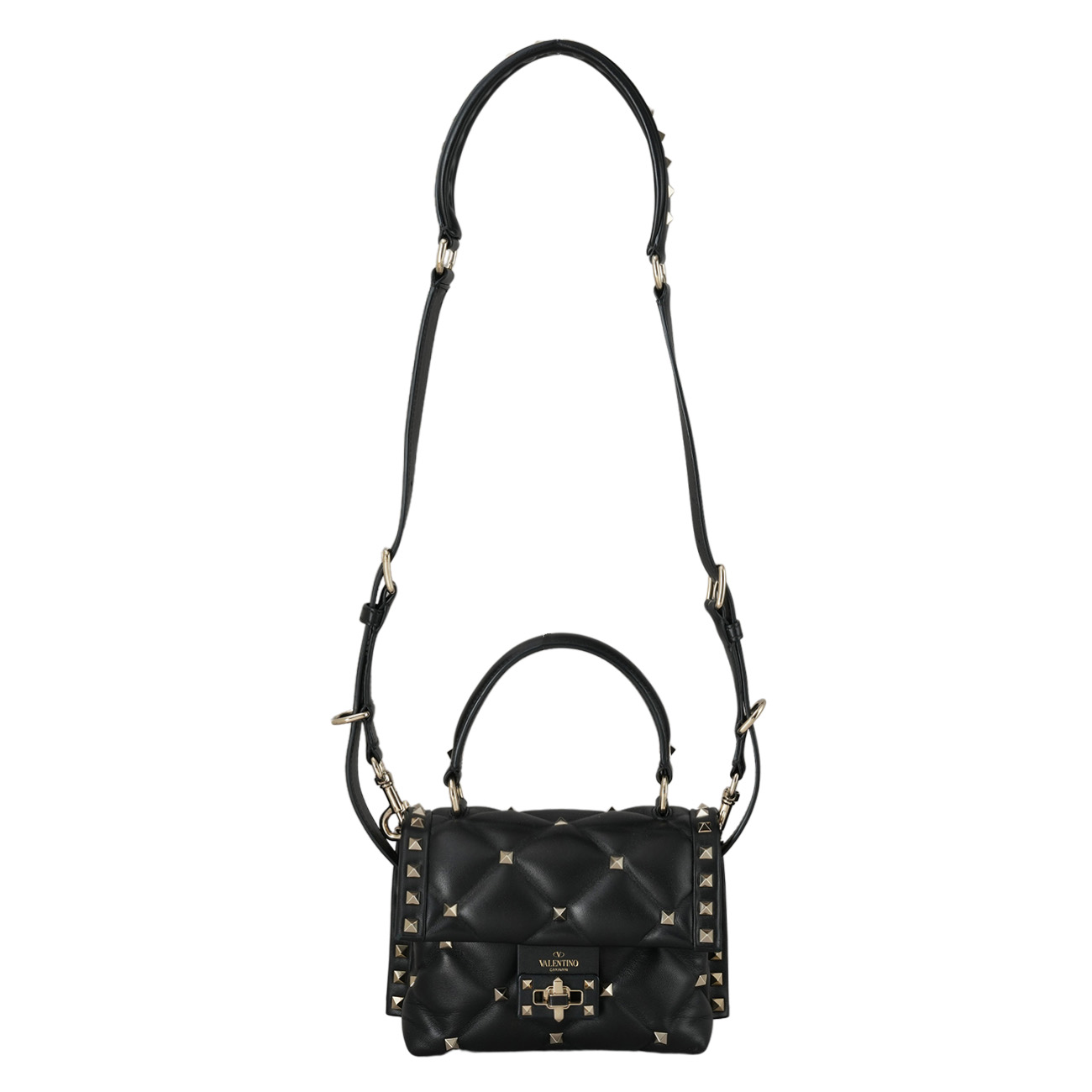 VALENTINO(USED)발렌티노 락스터드 탑핸들백