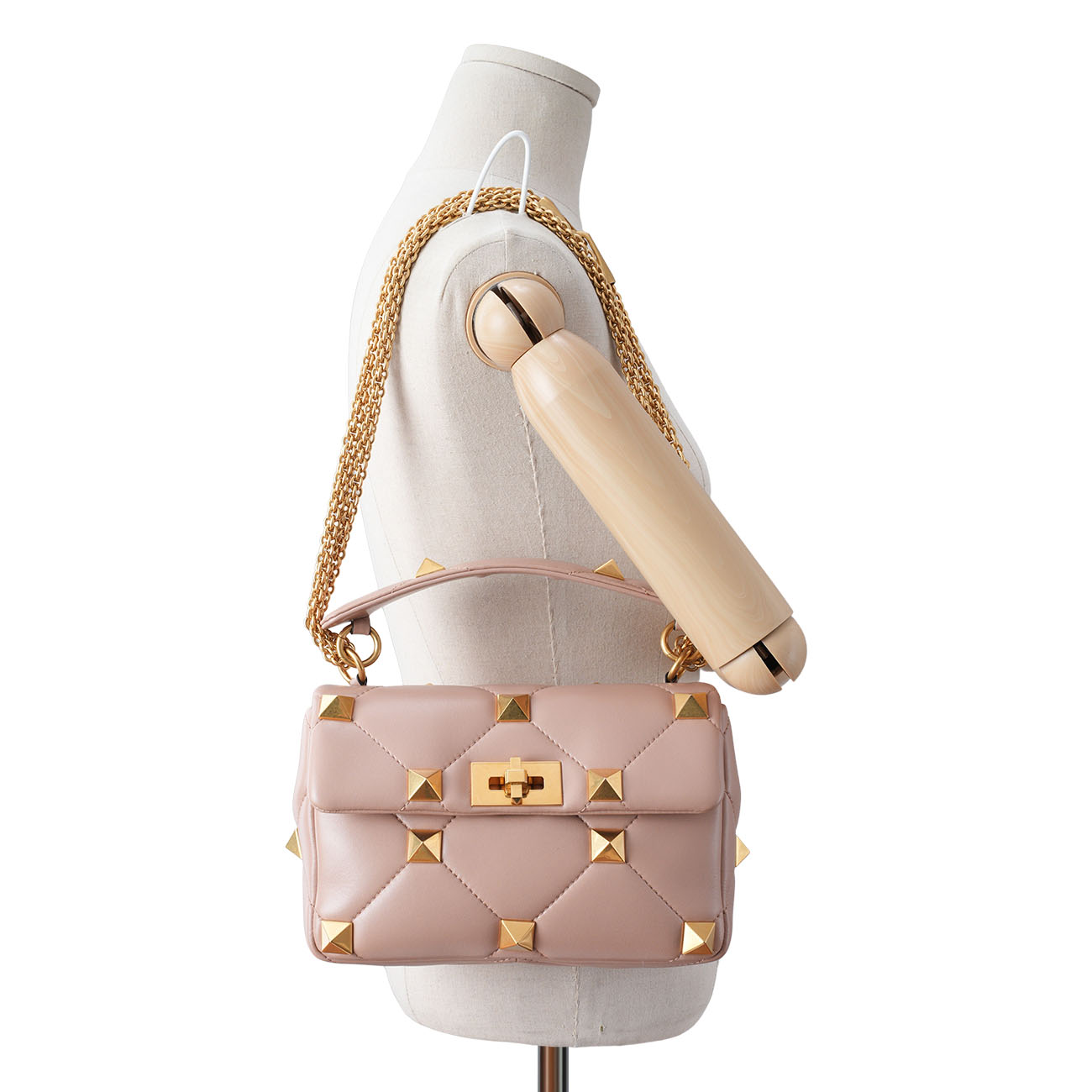 VALENTINO(USED)발렌티노 로만 스터드 토트겸 숄더백