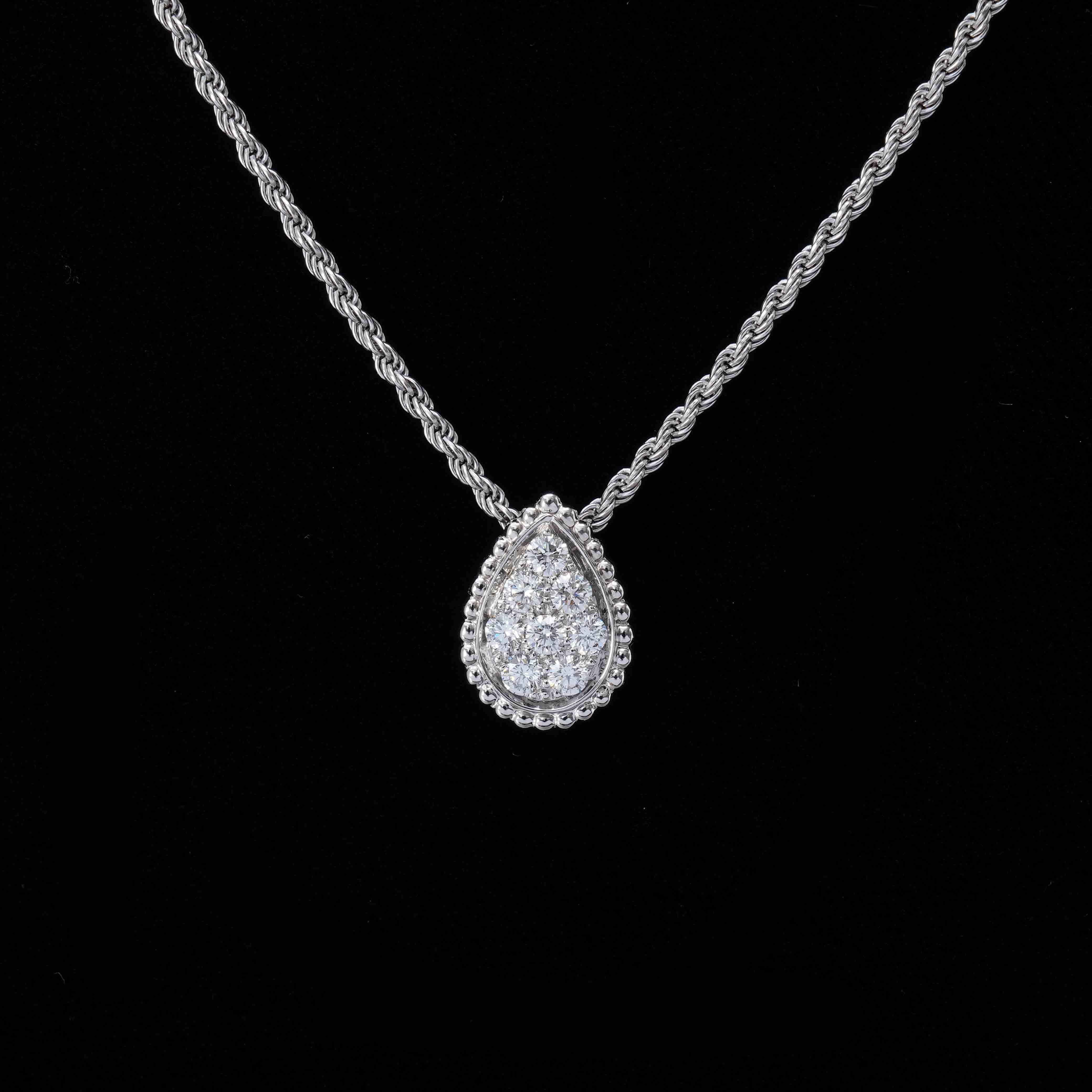 Boucheron(USED)부쉐론 쎄뻥 보헴 다이아 펜던트 S
