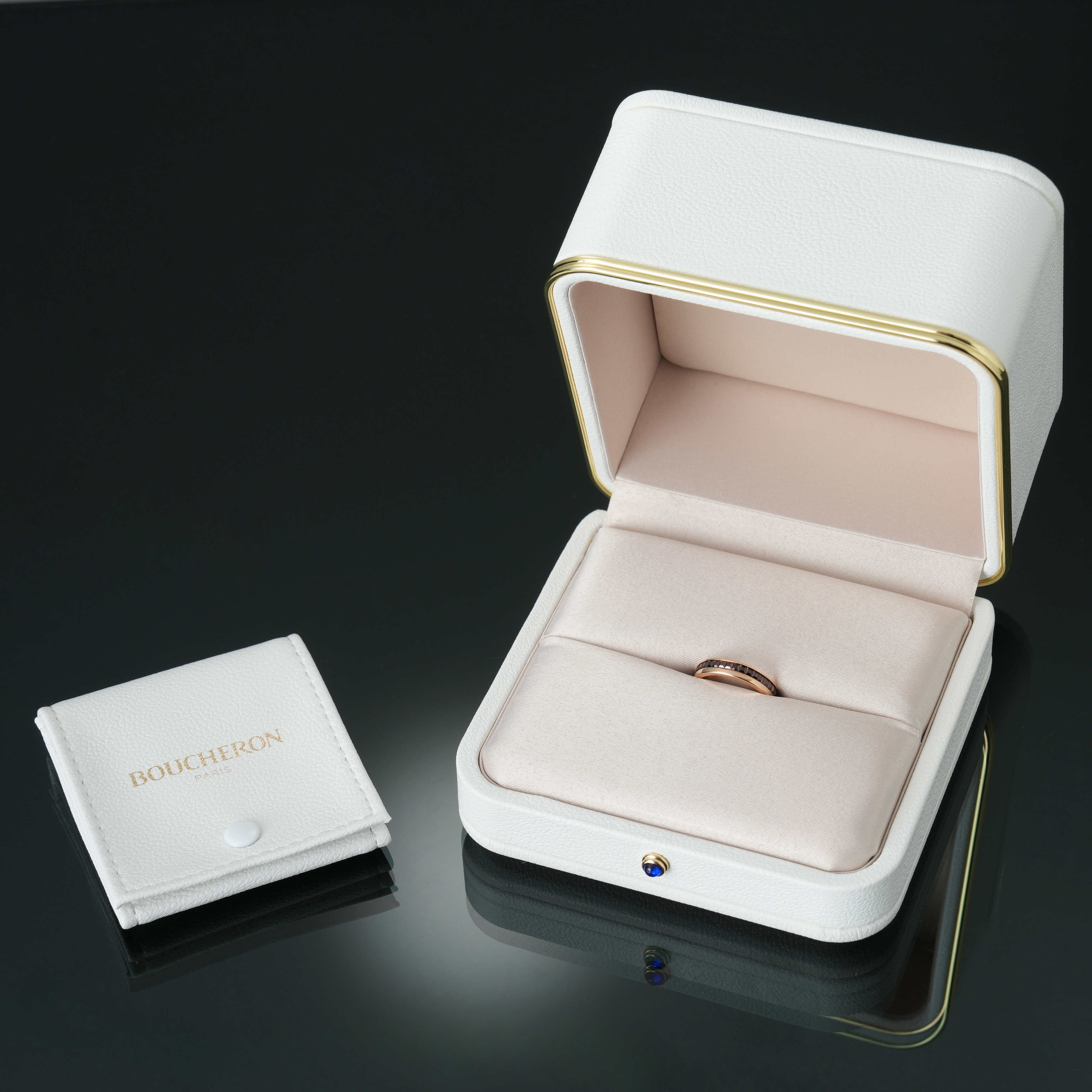 Boucheron(USED)부쉐론 콰트로 클래식 웨딩밴드#51