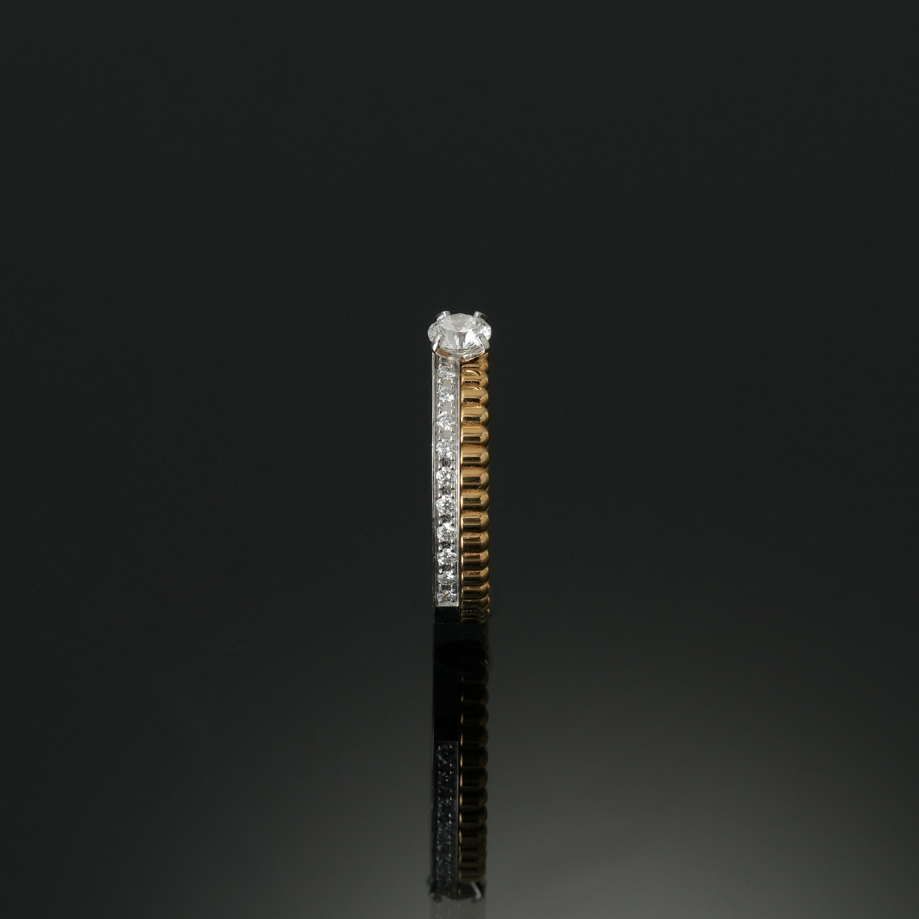 Boucheron(USED)부쉐론 다이아 0.22ct 콰트로 클래식 링 # 49