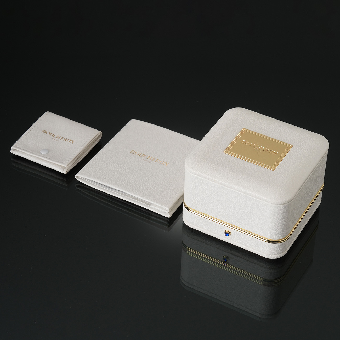 Boucheron(USED)부쉐론 콰트로 화이트 에디션 웨딩밴드 #46