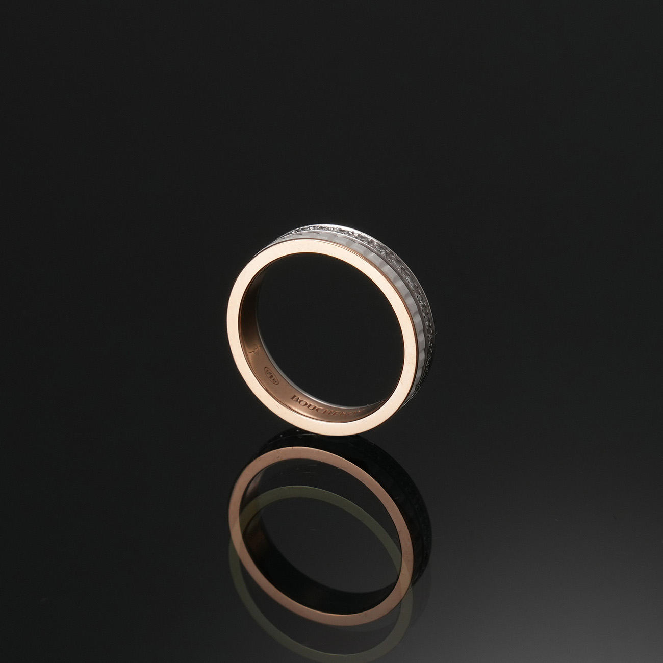 Boucheron(USED)부쉐론 콰트로 화이트 에디션 웨딩밴드 #46