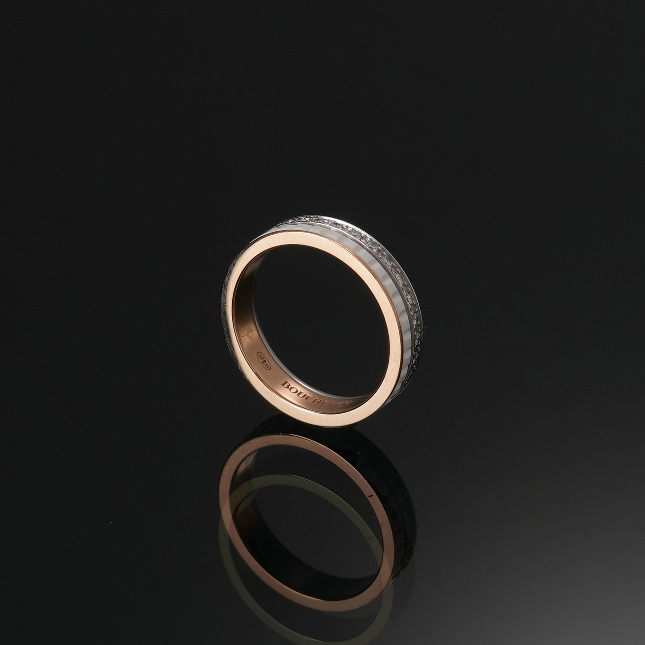 Boucheron(USED)부쉐론 콰트로 화이트 에디션 웨딩밴드 #46