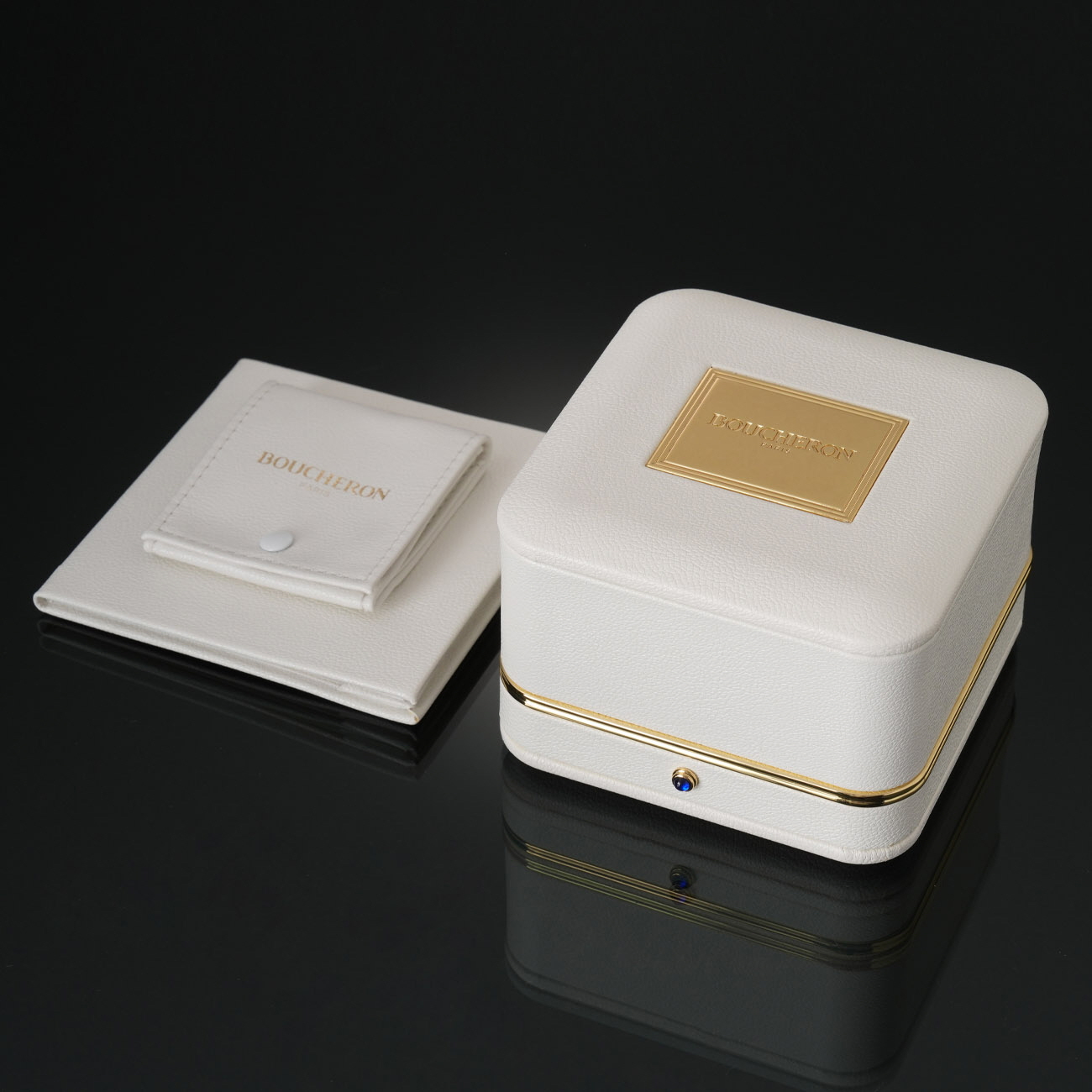 Boucheron(USED)부쉐론 콰트로 화이트 에디션 스몰 링 #51