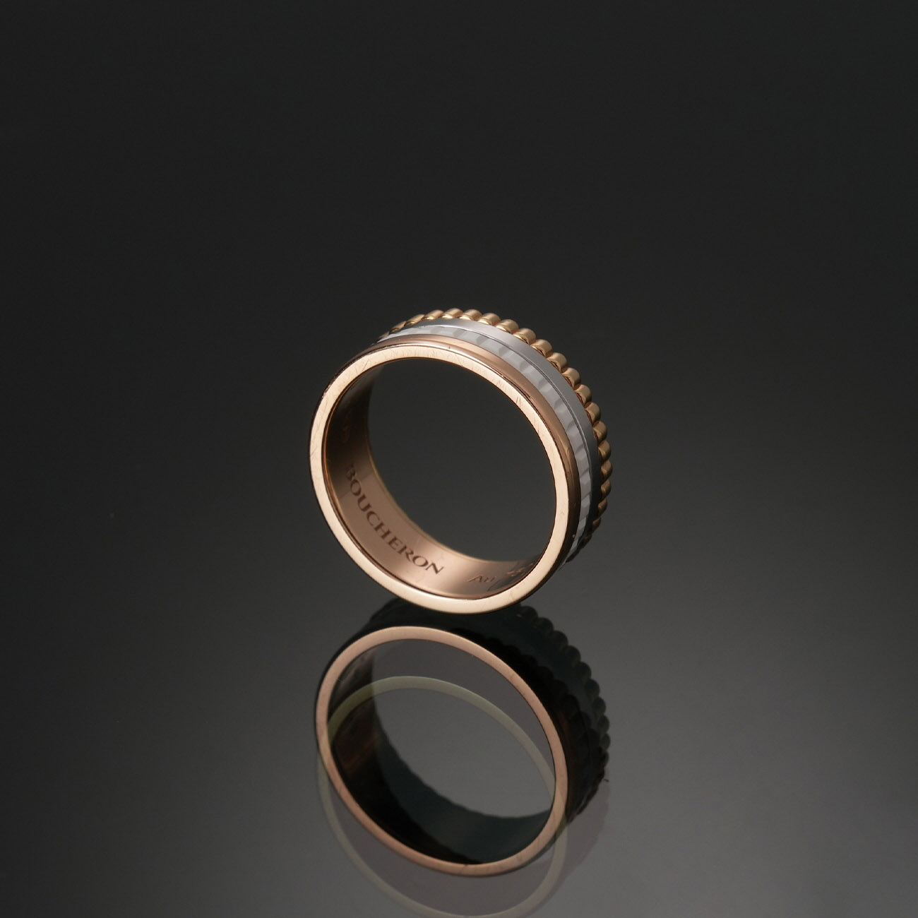 Boucheron(USED)부쉐론 콰트로 화이트 에디션 스몰 링 #51