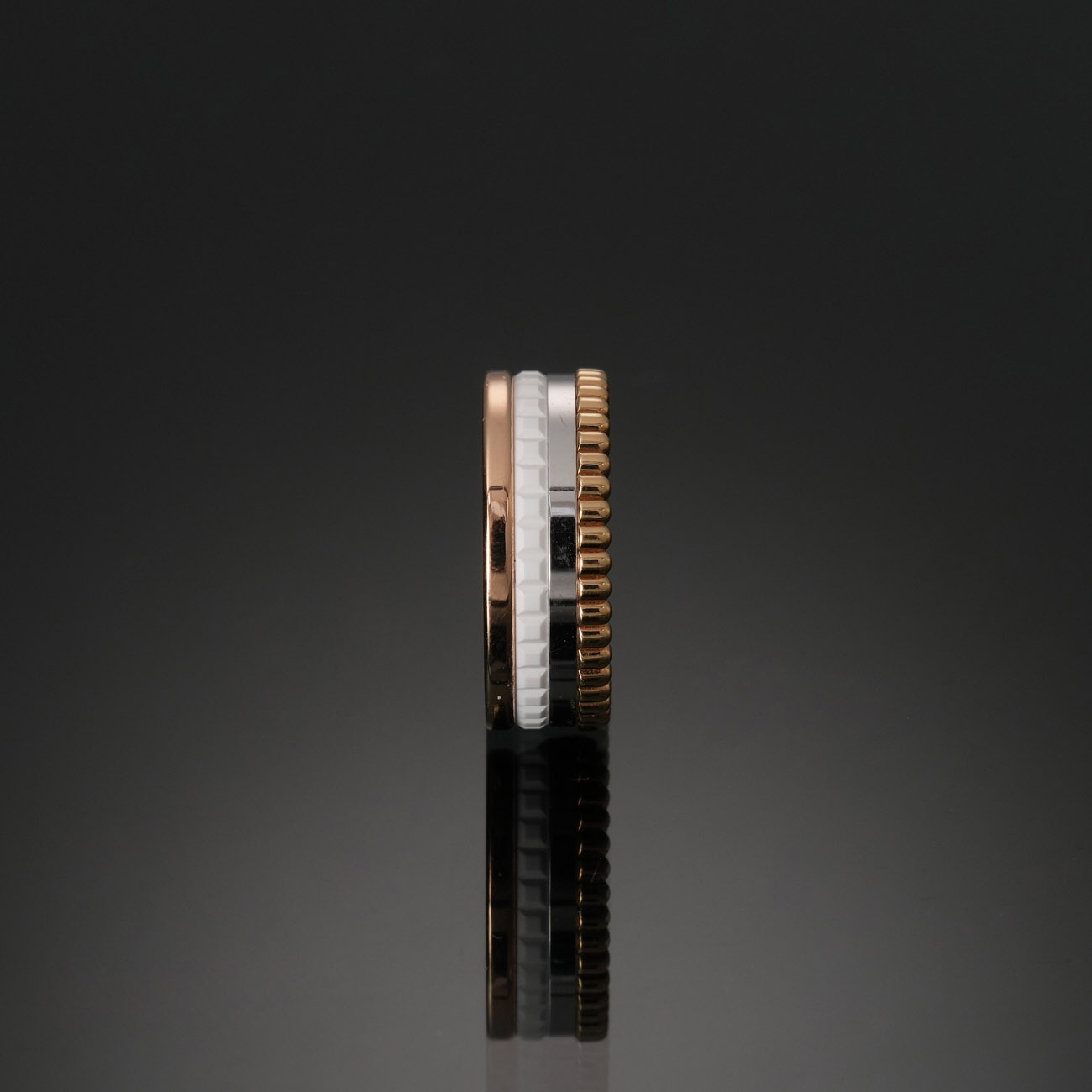 Boucheron(USED)부쉐론 콰트로 화이트 에디션 스몰 링 #51