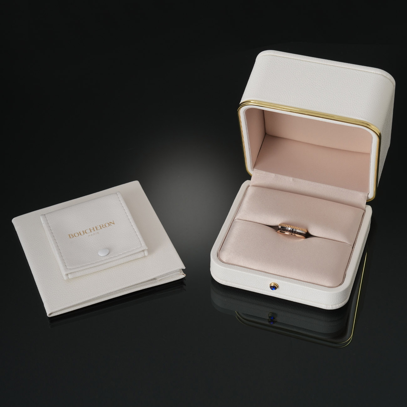 Boucheron(USED)부쉐론 콰트로 클래식 스몰 링 #57